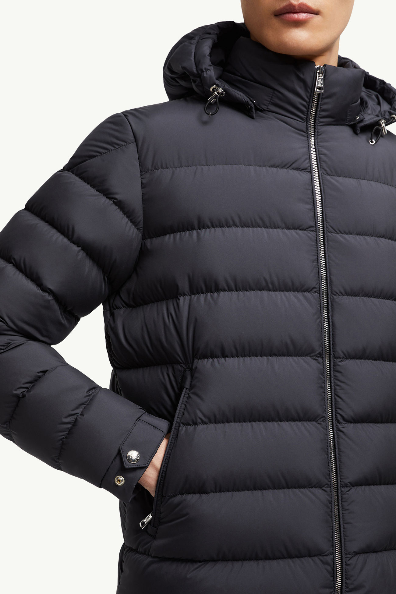 Arneb kurze Daunenjacke aus Wolle Herren Schwarz Moncler 5