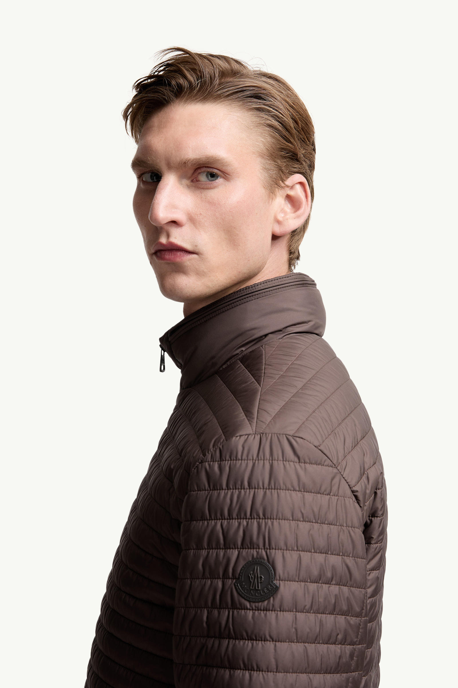 Myrrhe Short Down Jacket Men Brown Moncler 1