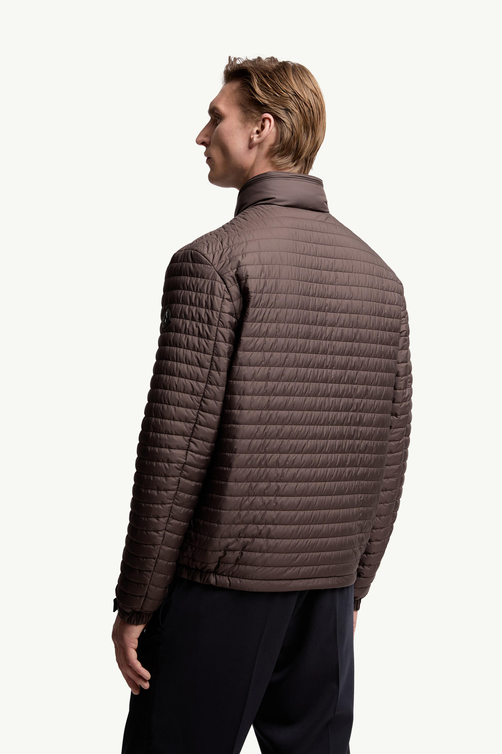 Myrrhe Short Down Jacket Men Brown Moncler 4