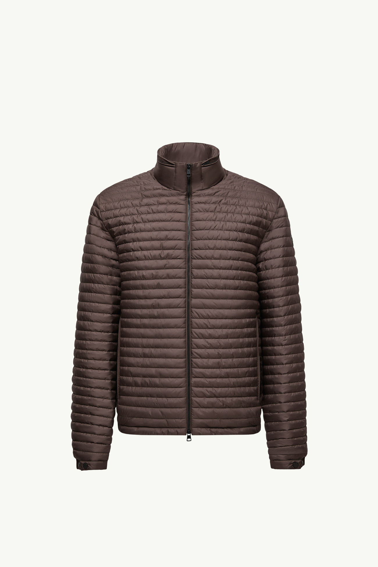 Myrrhe kurze Daunenjacke Herren Braun Moncler 2