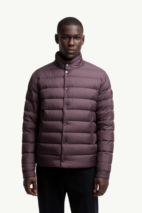Lyco Short Down Jacket Men Burgundy Moncler 3