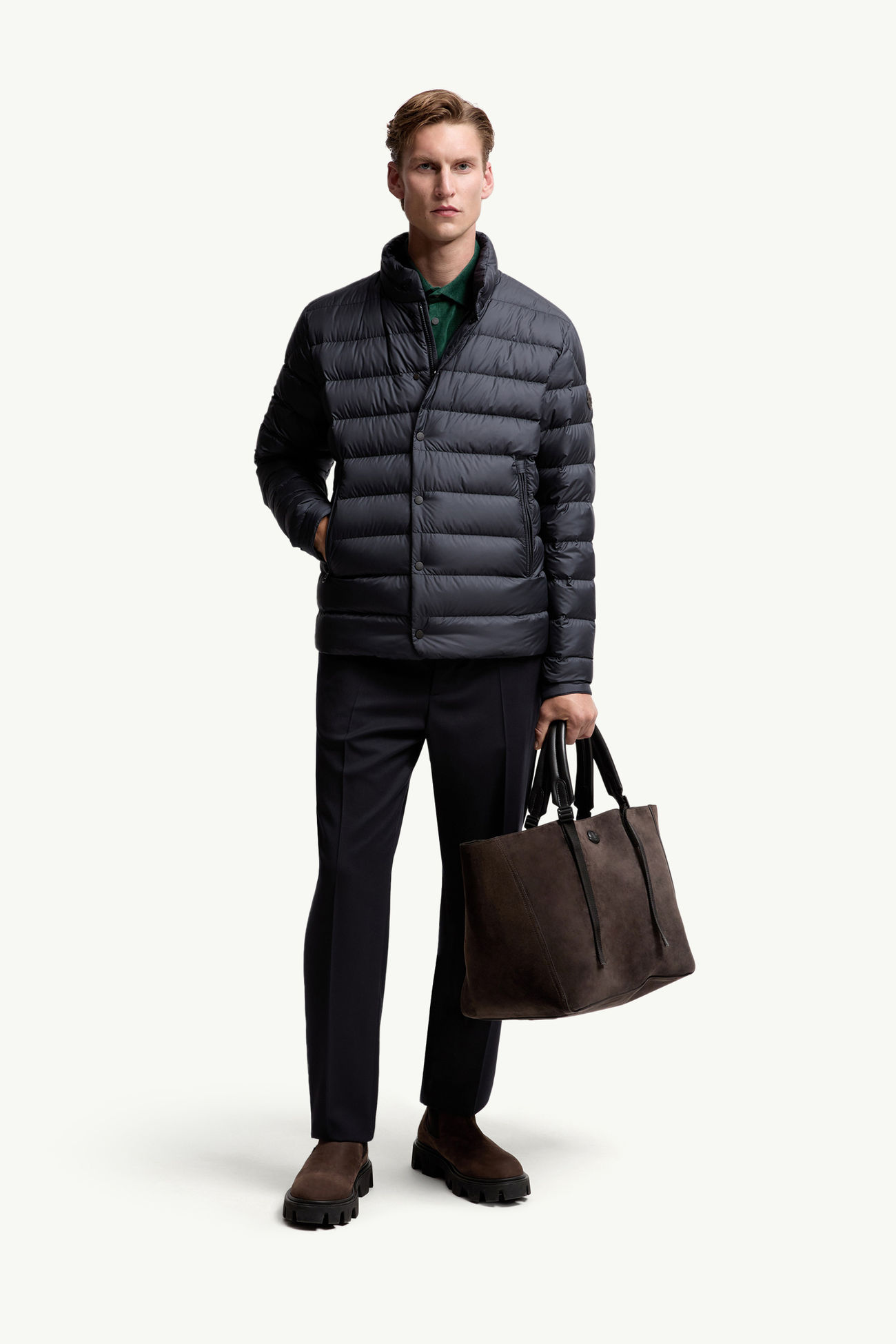 Doudoune courte Lyco Hommes Bleu Moncler 0