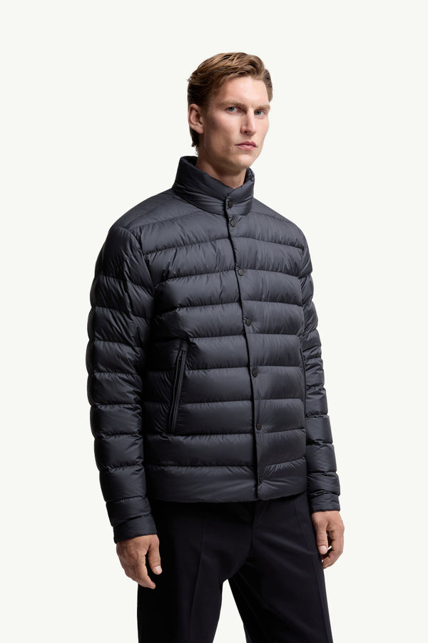 Lyco Short Down Jacket Men Blue Moncler 3
