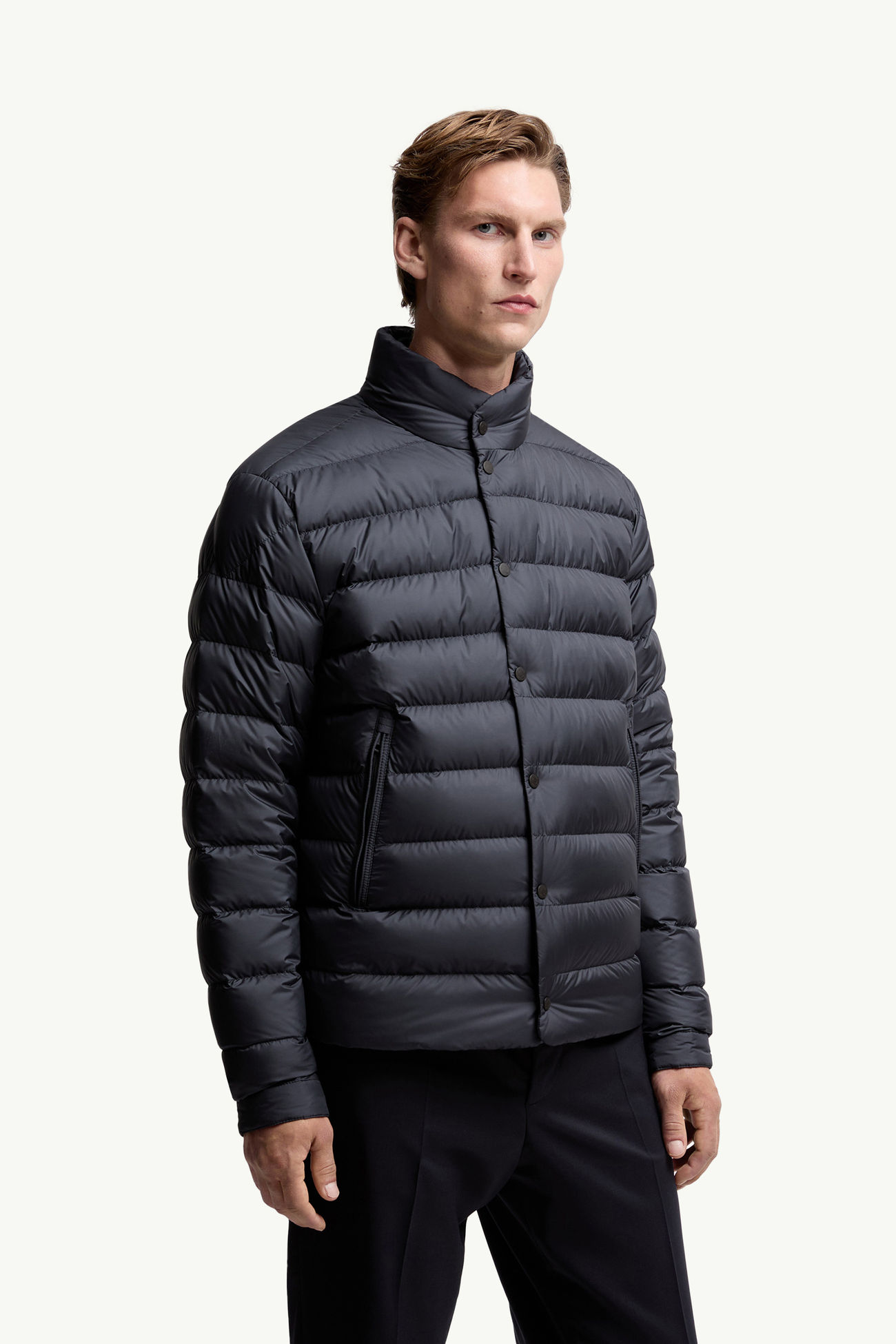 Plumífero corto Lyco Hombre Azul Moncler 3