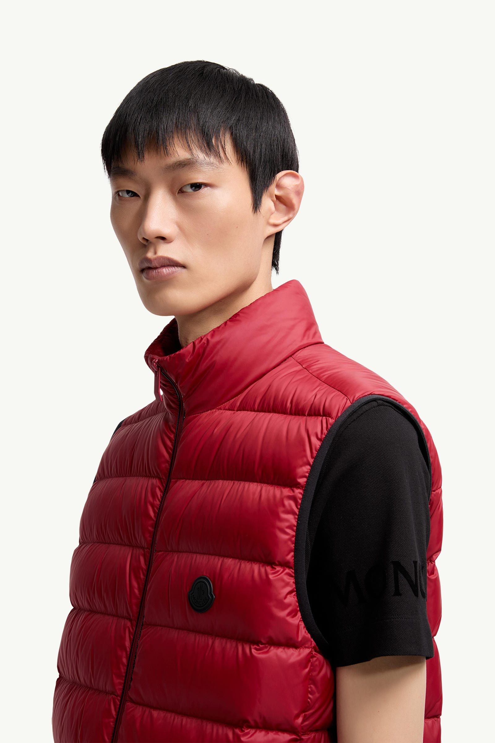 Besne Down Vest Men Dark Red Moncler 1