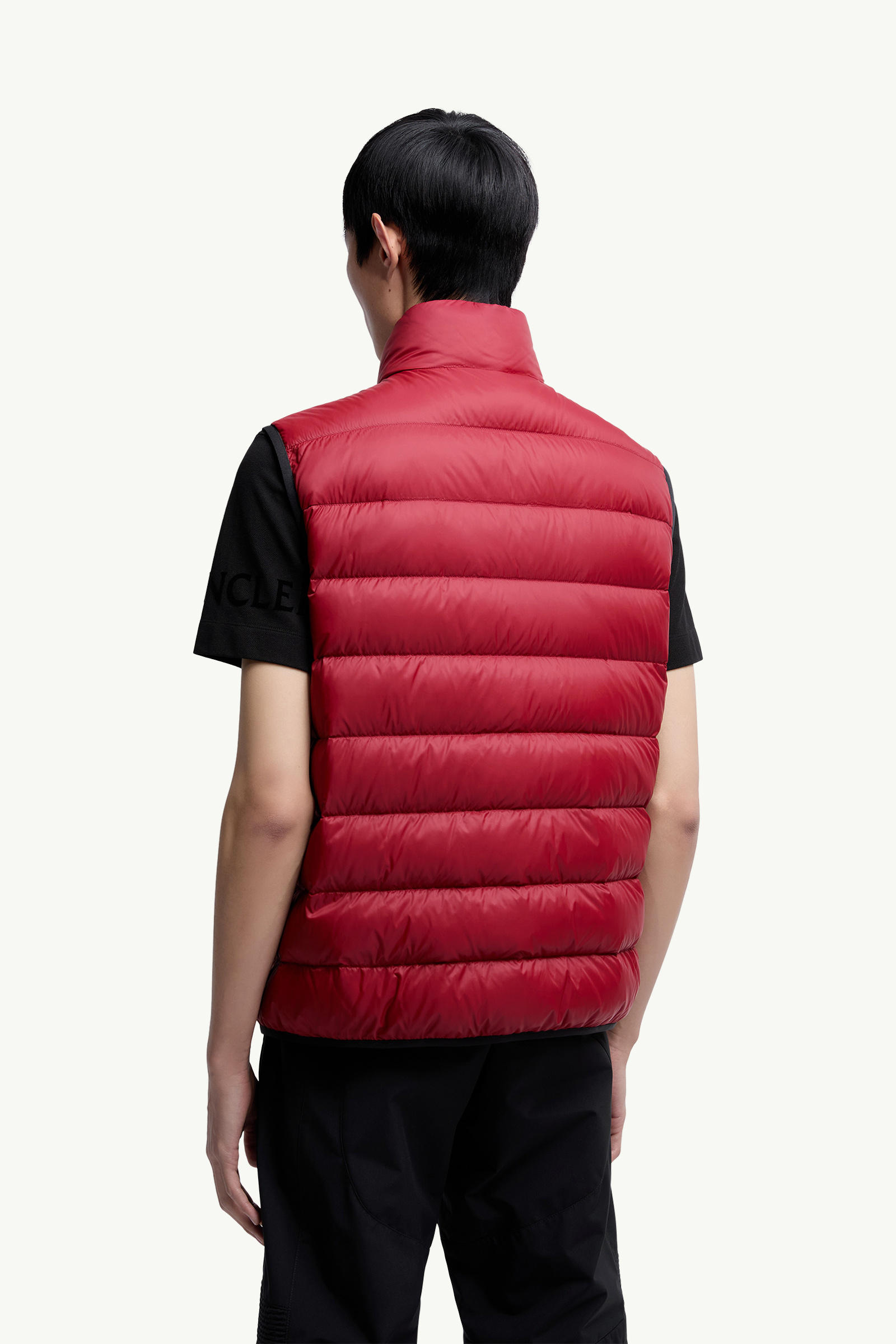 Besne Down Vest Men Dark Red Moncler 4