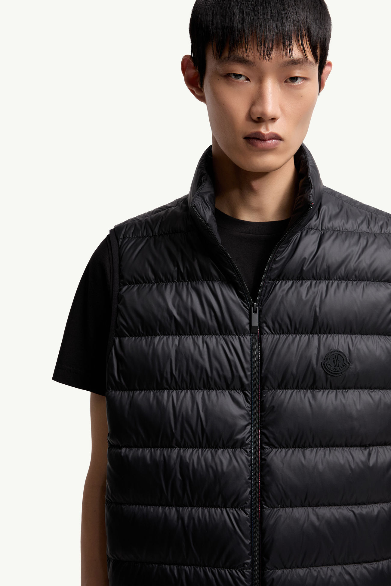 Besne Daunenweste Herren Schwarz Moncler 5