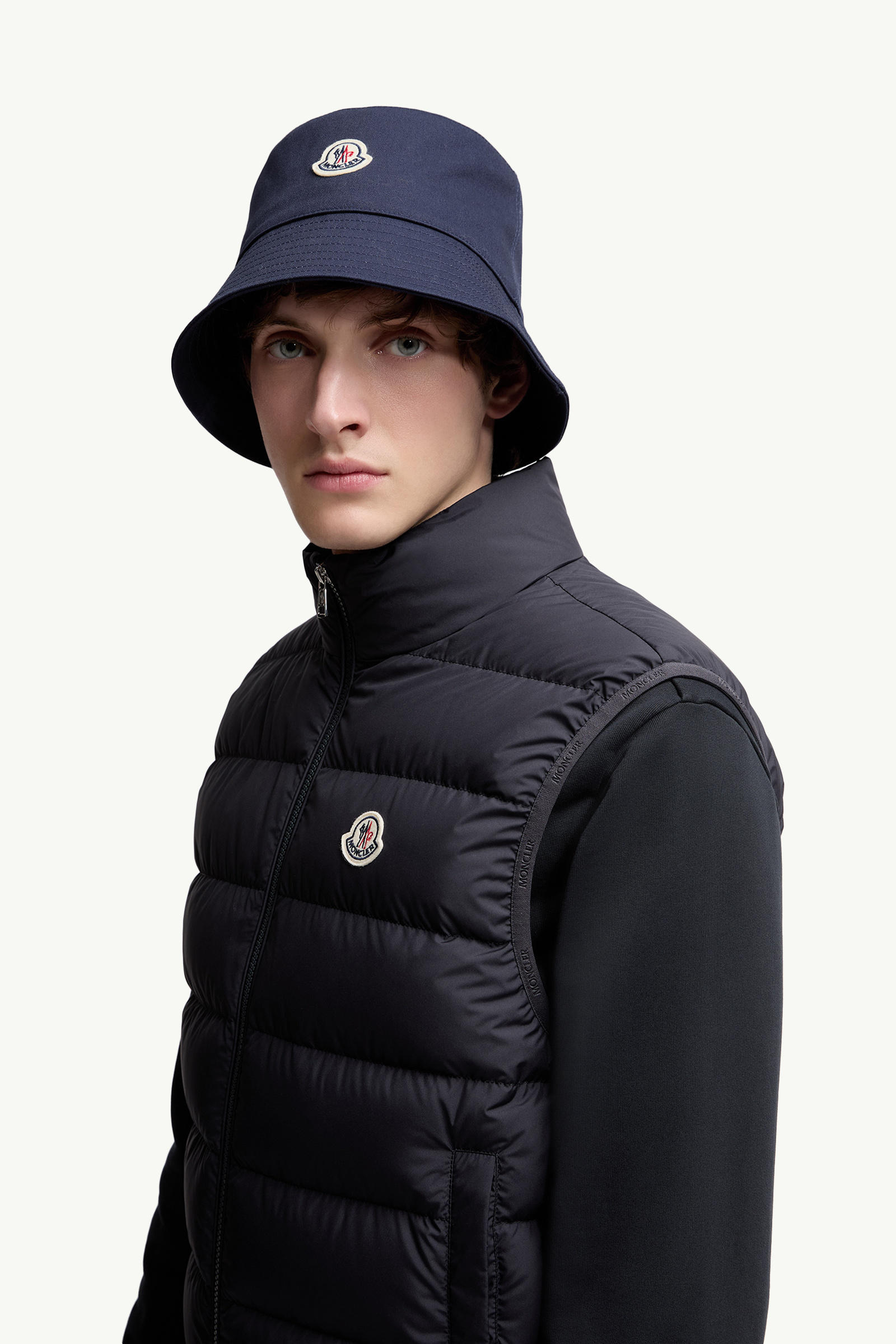 Contrin Down Gilet Men Navy Blue Moncler 1