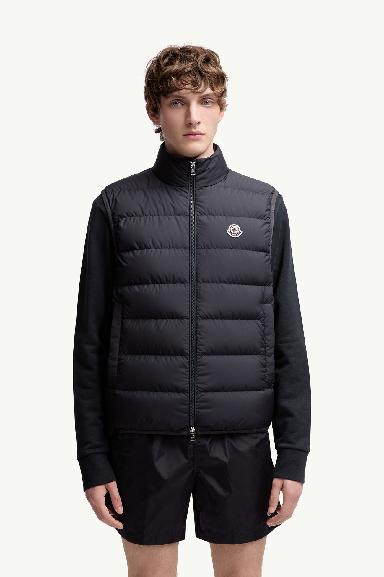 Contrin羽絨背心 男士 海軍藍色 Moncler 3