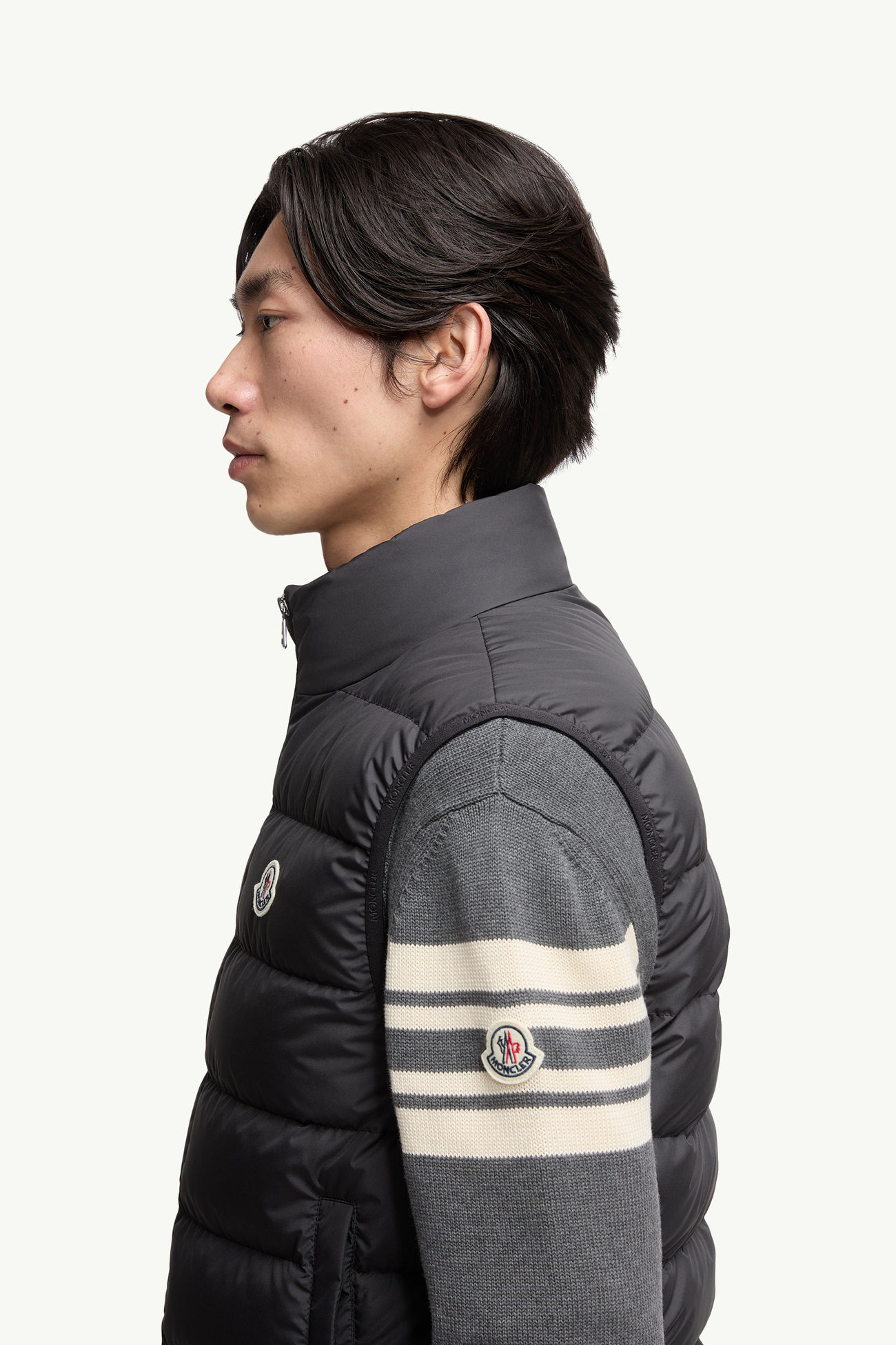 Contrin男士羽绒马甲 男士 黑色 Moncler 1