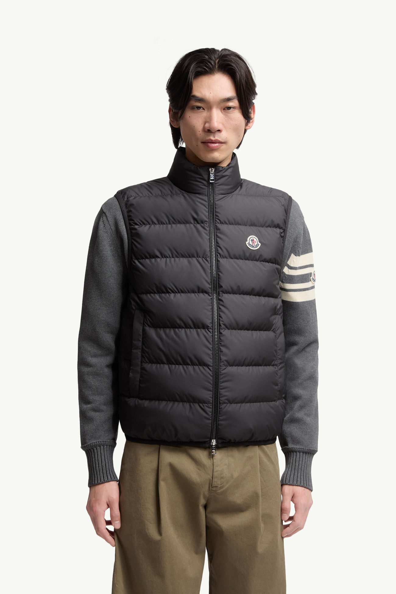 Contrin男士羽绒马甲 男士 黑色 Moncler 3