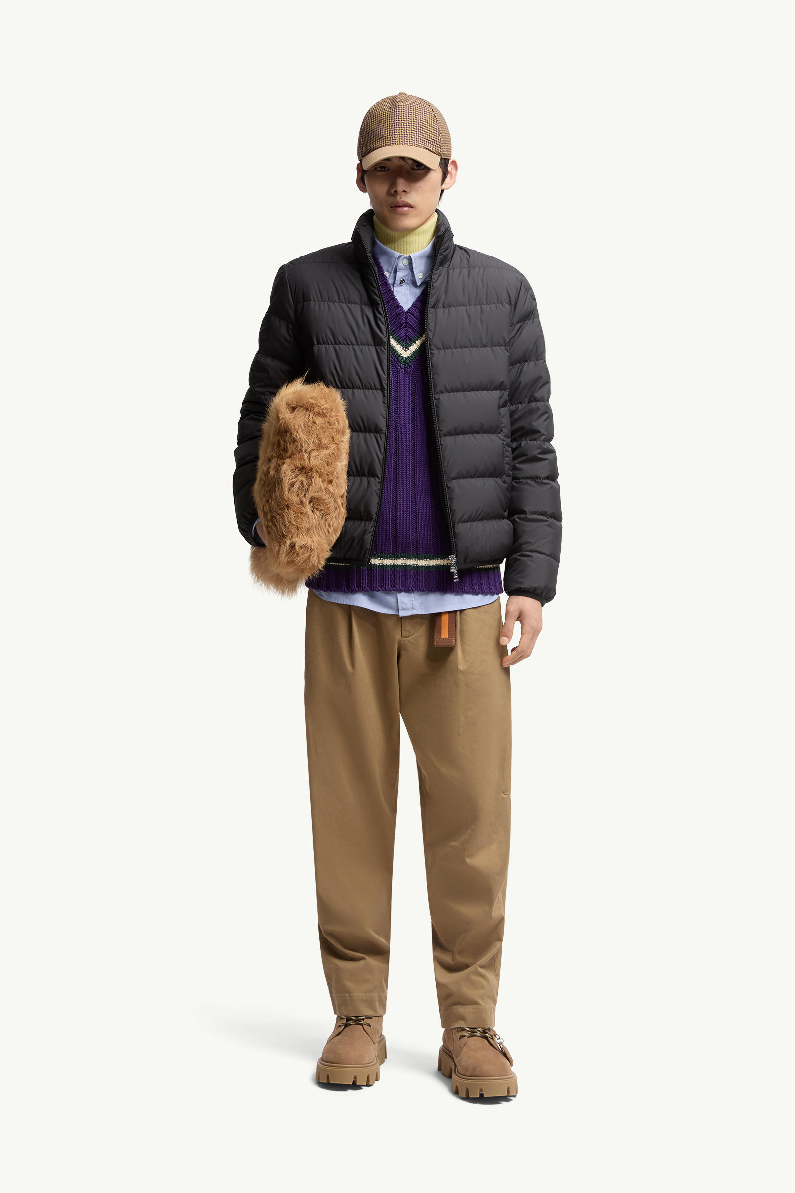 Doudoune courte Baudinet Hommes Noir Moncler 0