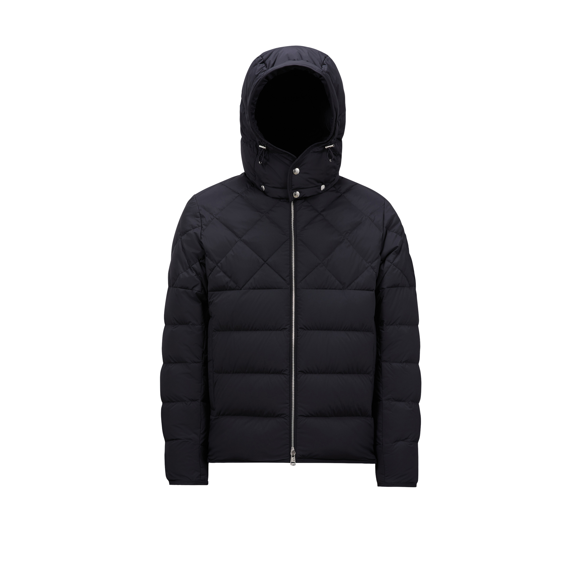 MONCLER COLLECTION Men's Hooded Down Jacket - Blue - Size 5