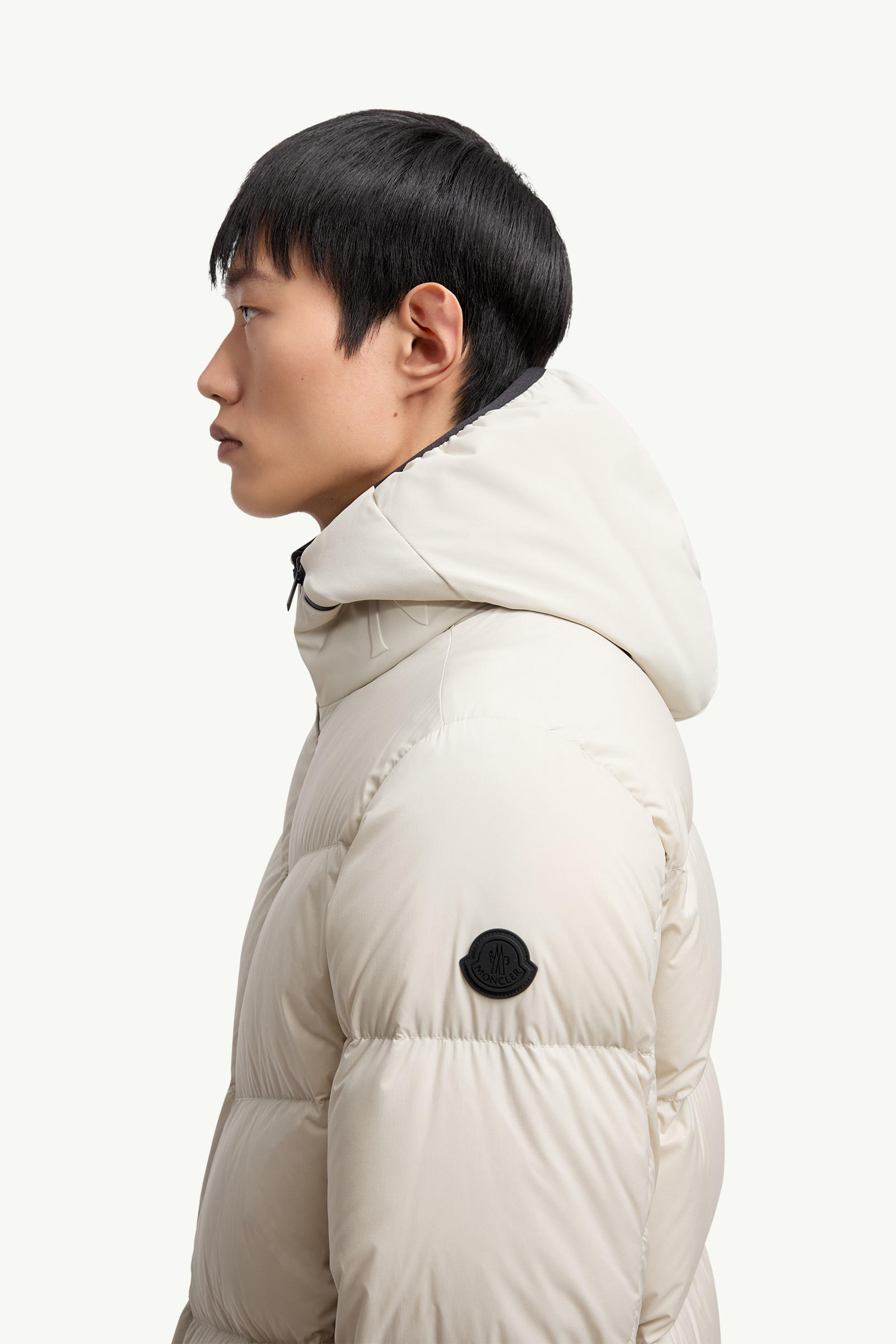 Forez男士连帽短款羽绒夹克外套 男士 石灰色 Moncler 1
