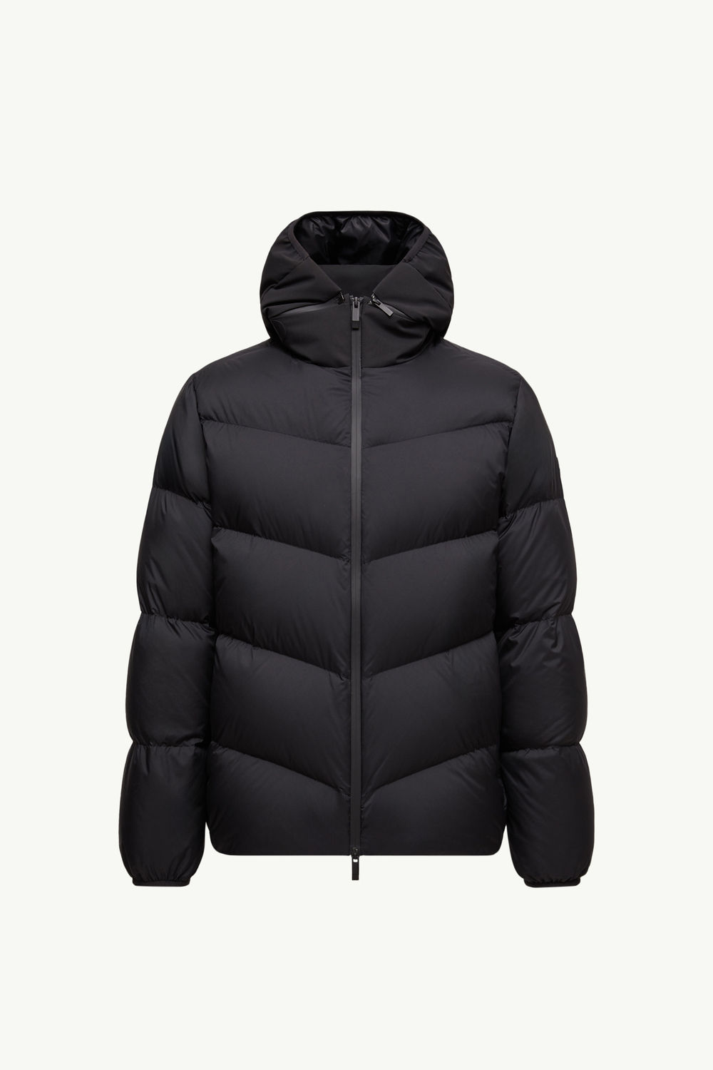 Forez Hooded Short Down Jacket Men Black Moncler 2
