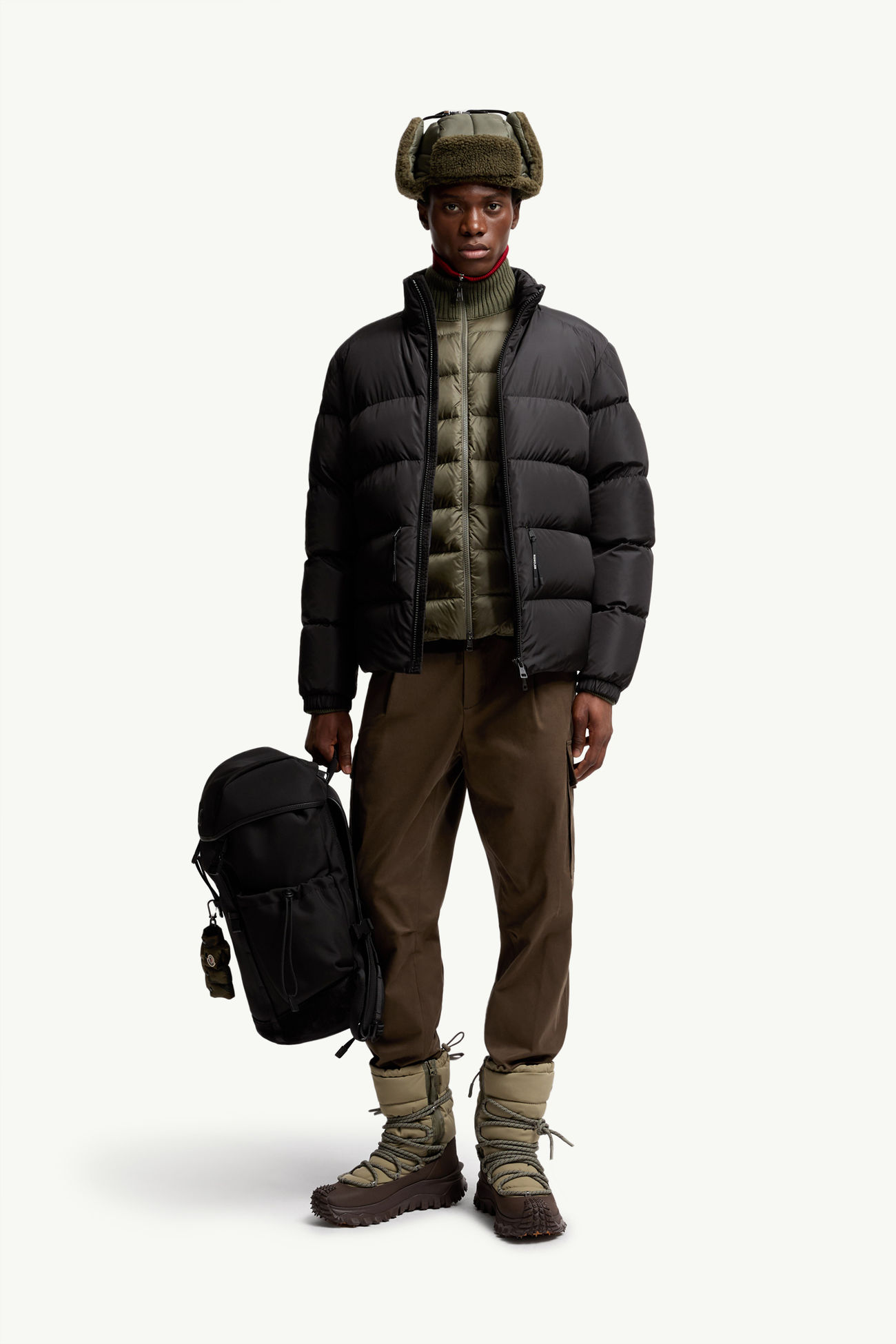 Doudoune courte Tuileries Noir Moncler 0