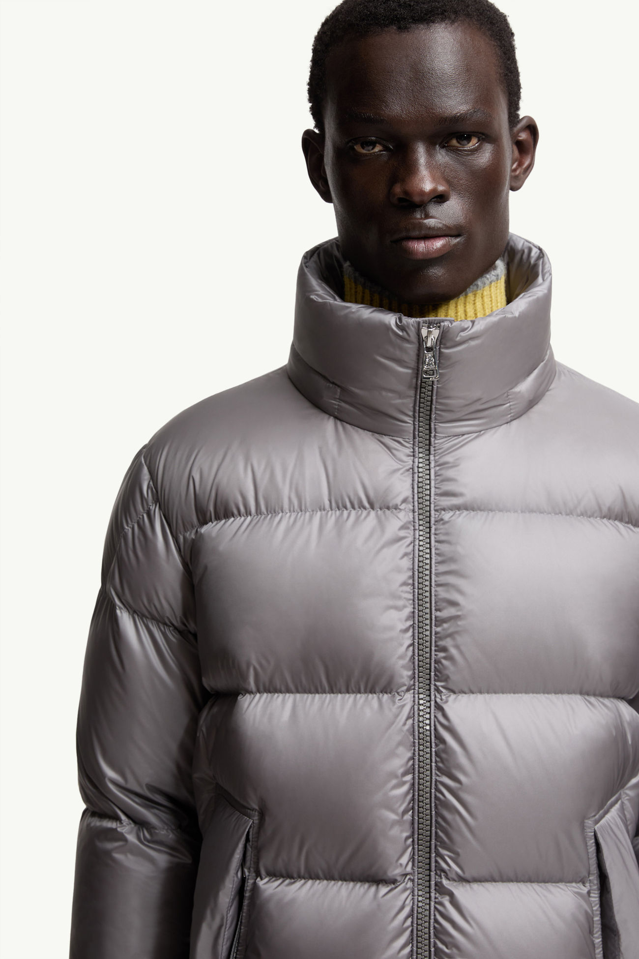 Couyere連帽短身羽絨外套 男士 灰色 Moncler 5