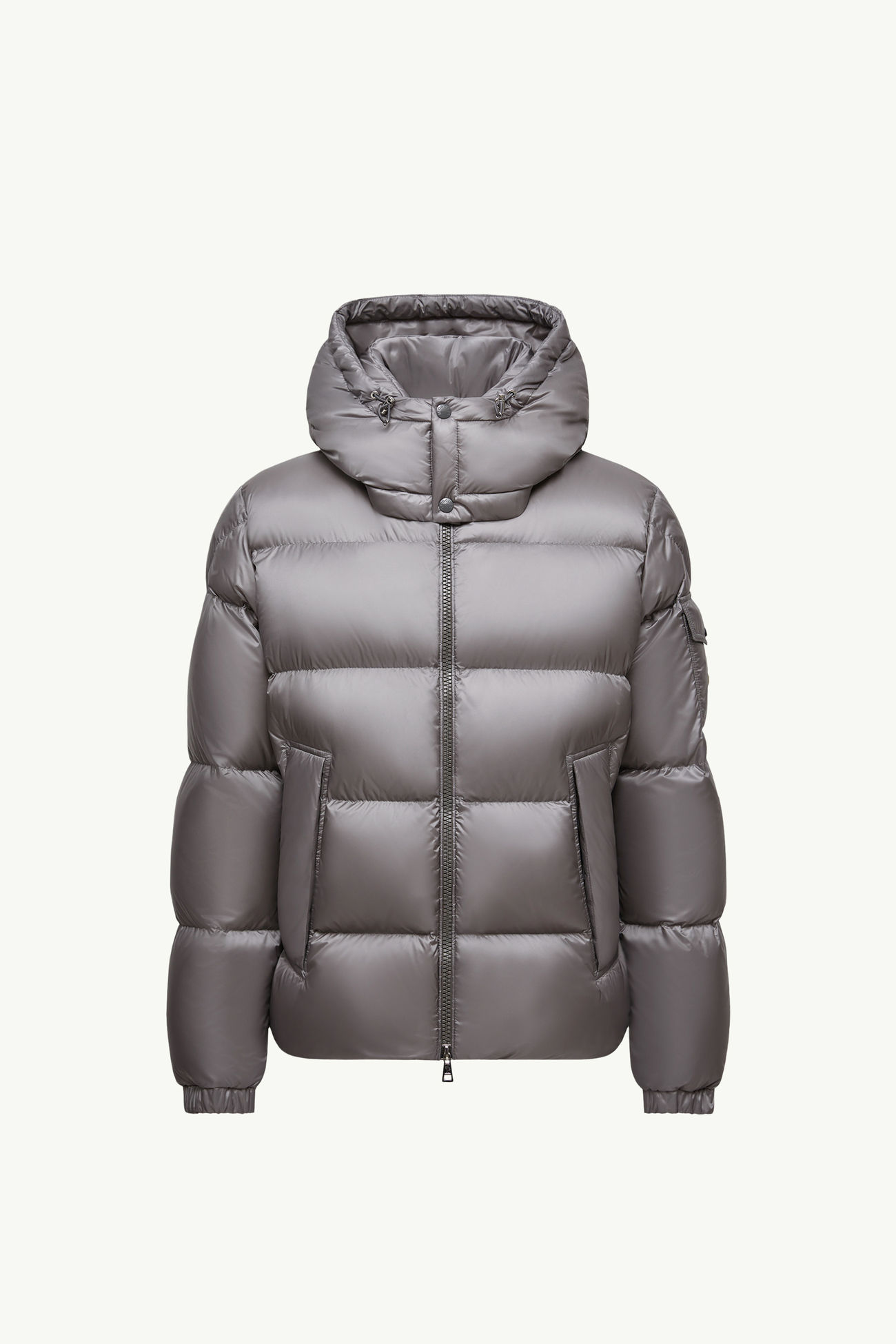 Couyere kurze Daunenjacke mit Kapuze Herren Grau Moncler 2