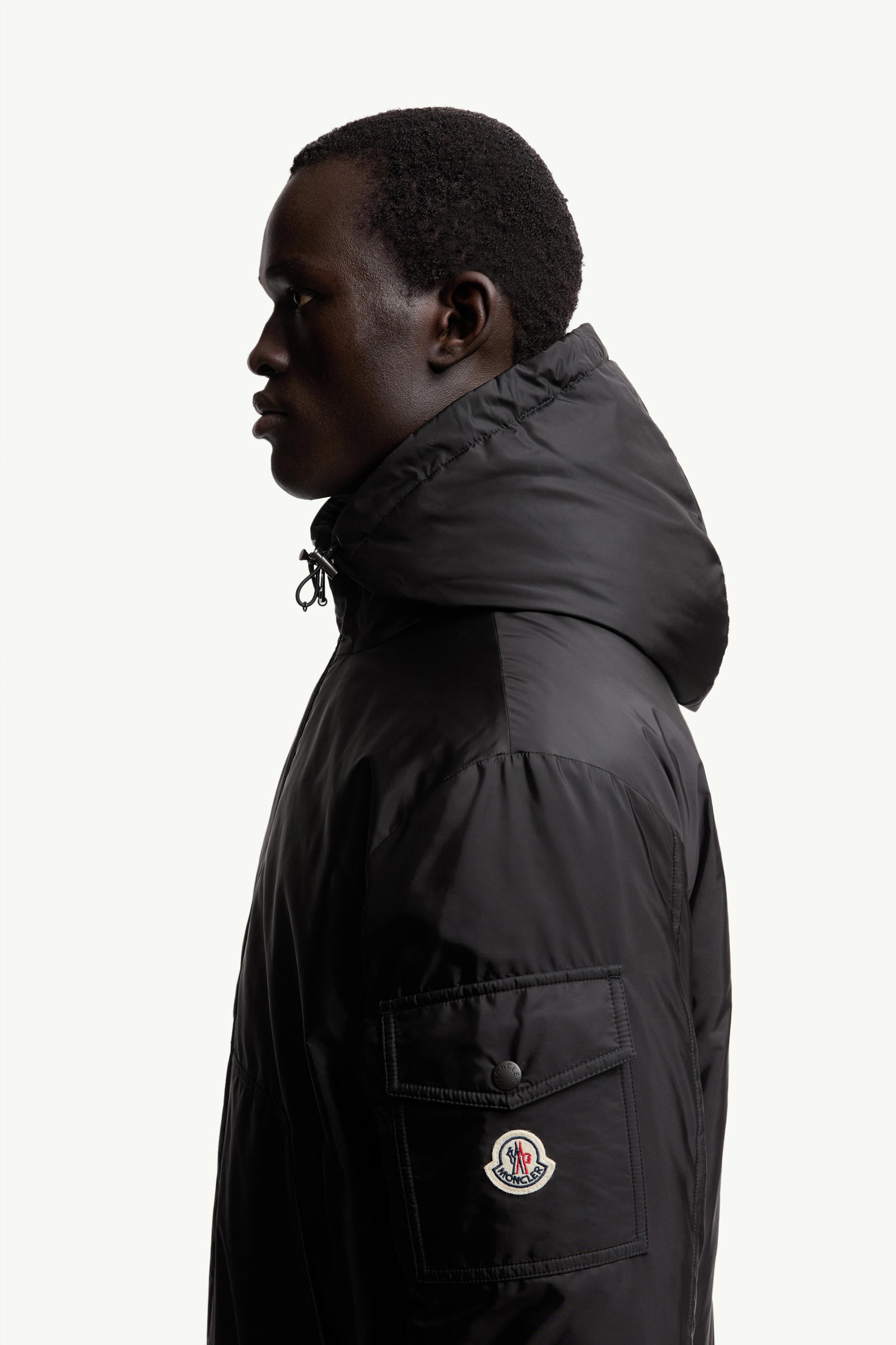 Doudoune courte à capuche Poiliot Hommes Noir Moncler 1