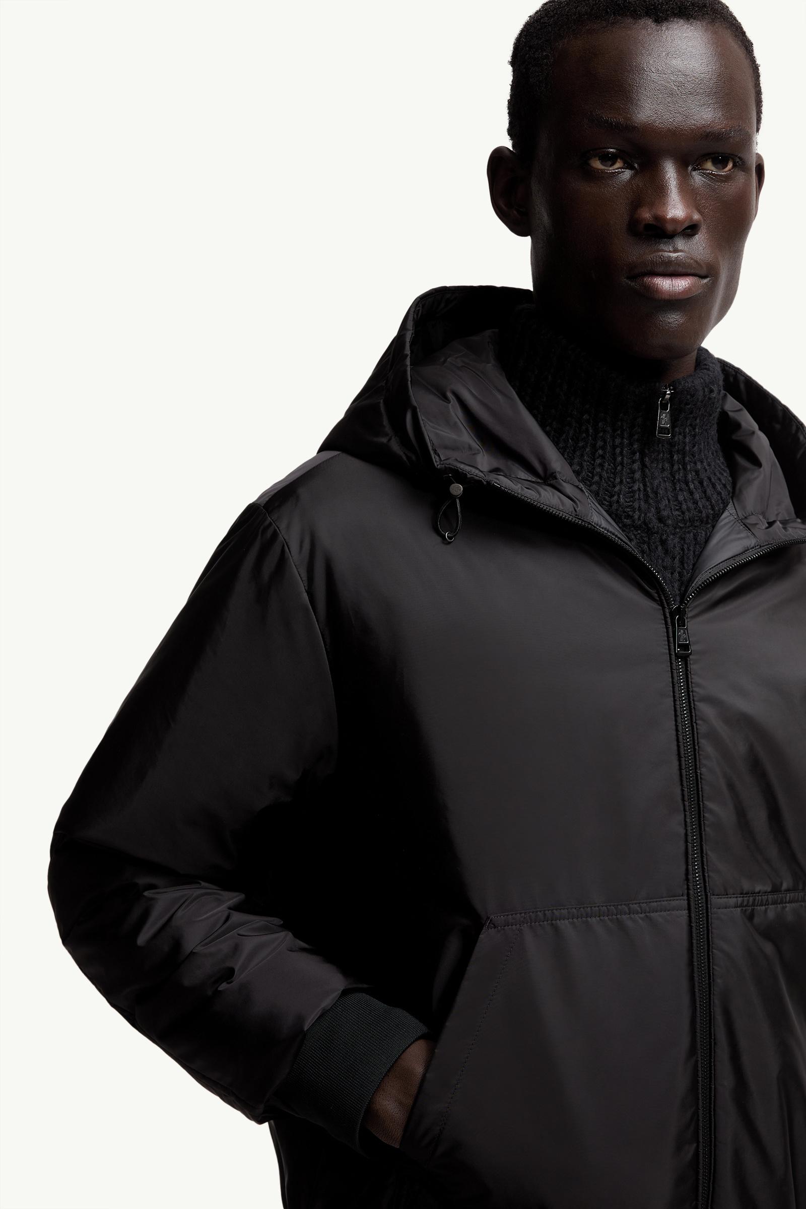 Black Poiliot Hooded Short Down Jacket - Short Down Jackets for