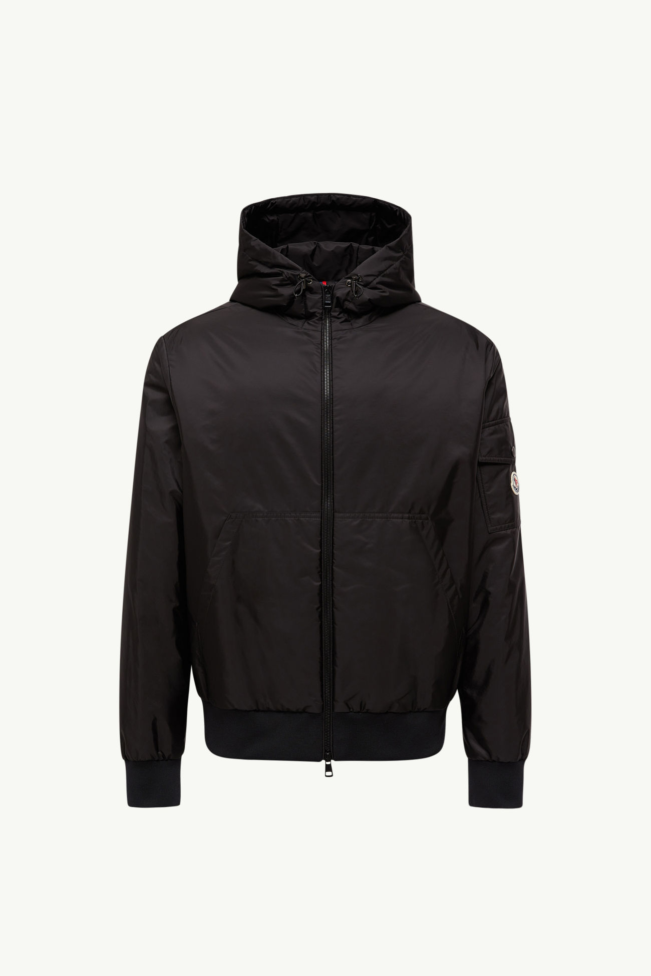 Plumífero corto con capucha Poiliot Hombre Negro Moncler 2