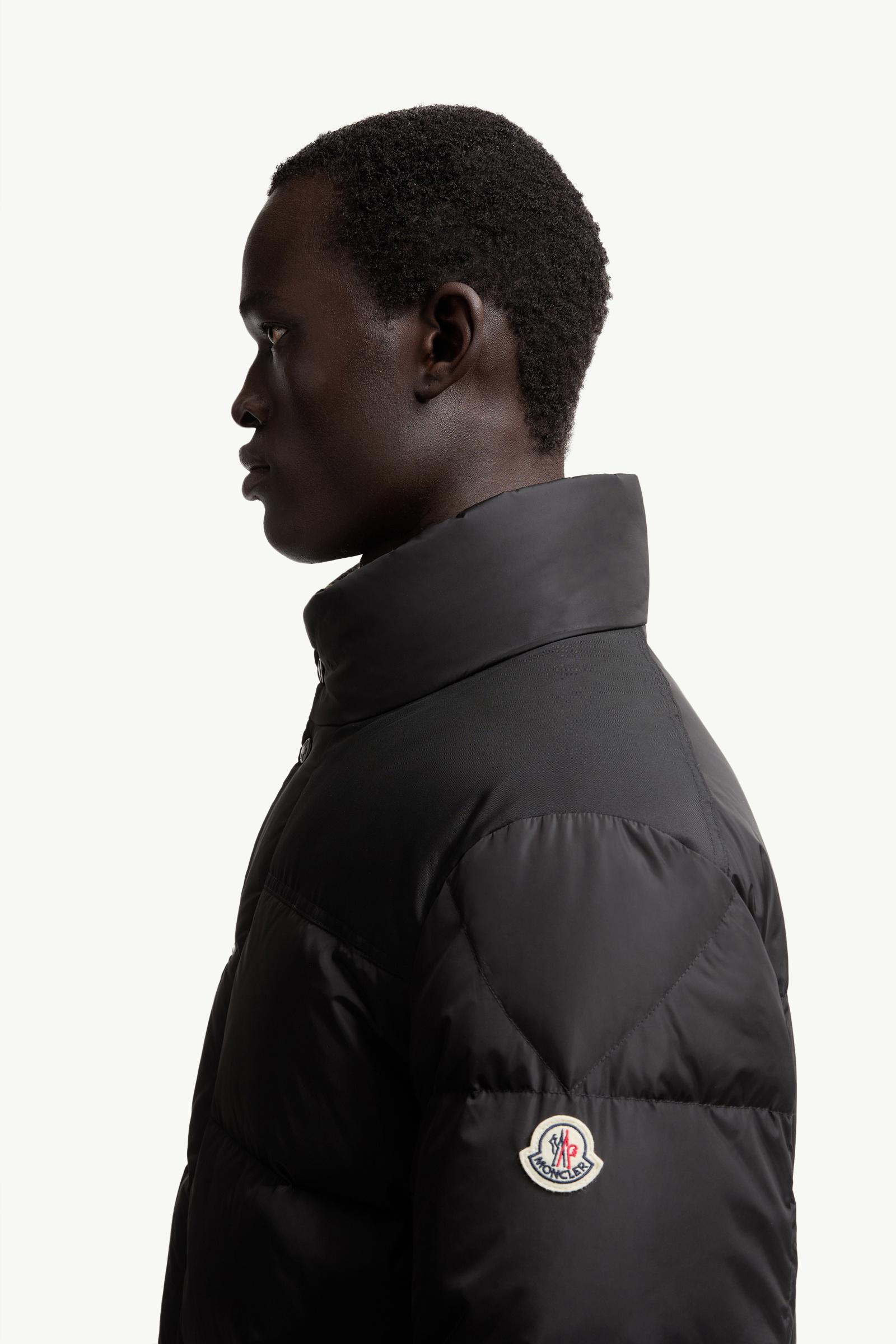 Virolais Short Down Jacket Men Black Moncler 1