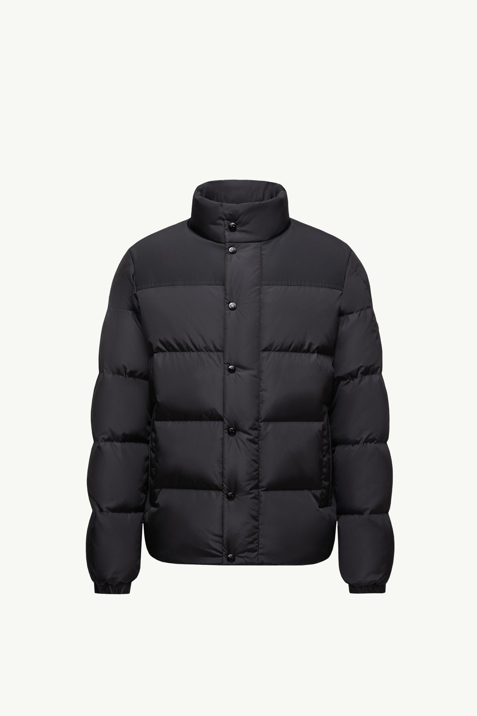 Black Virolais Short Down Jacket - Short Down Jackets for Men