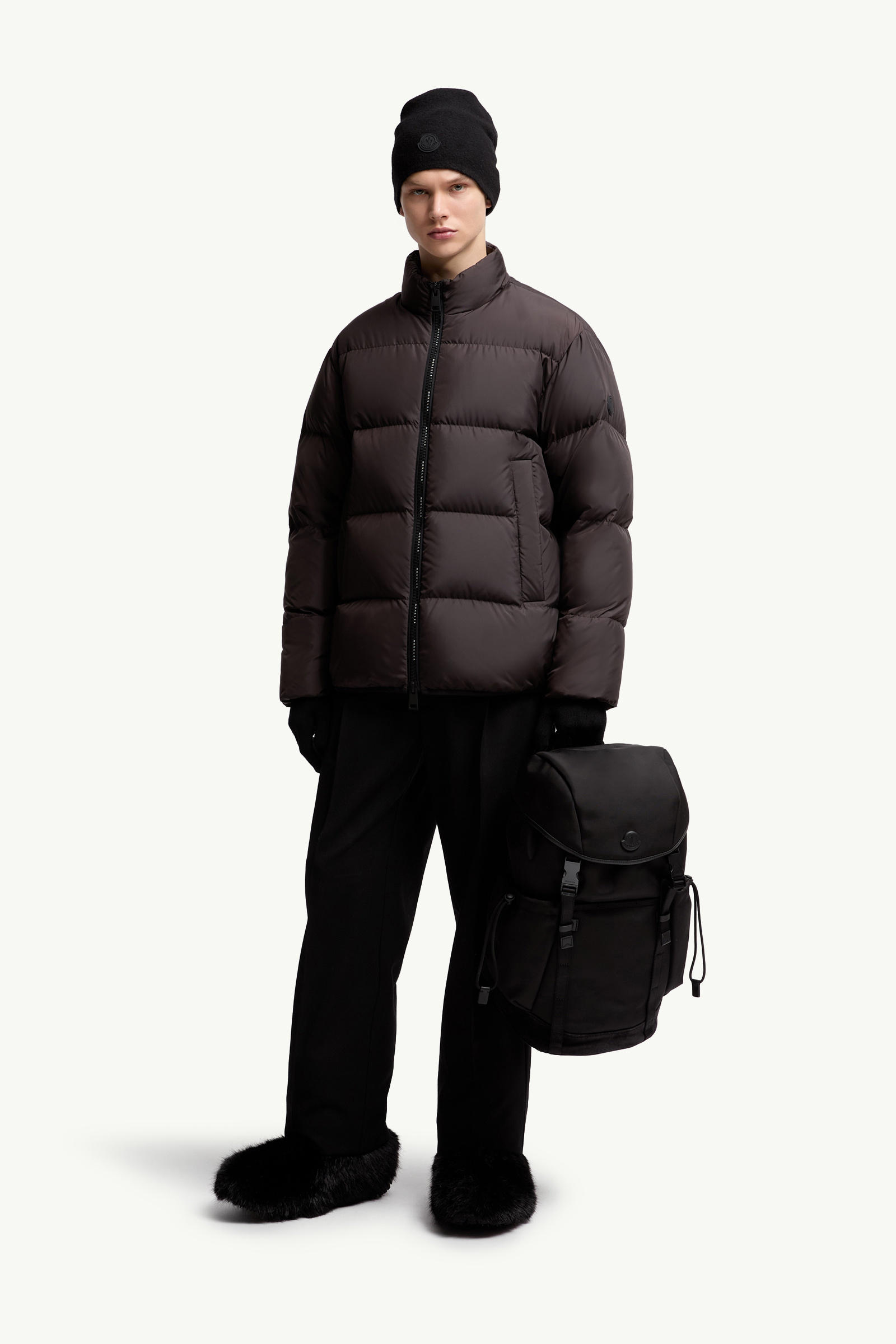 Doudoune courte Erterle Hommes Marron Moncler 0