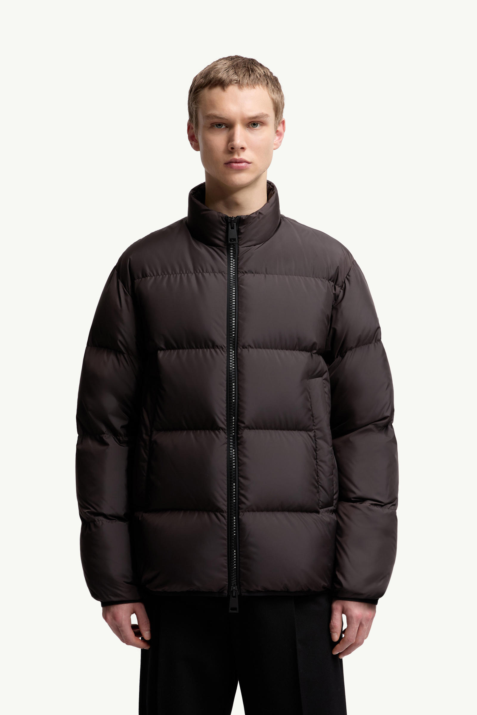 Doudoune courte Erterle Hommes Marron Moncler 3