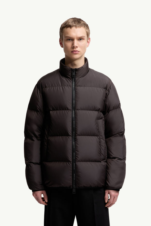 Erterle kurze Daunenjacke Herren Braun Moncler 3