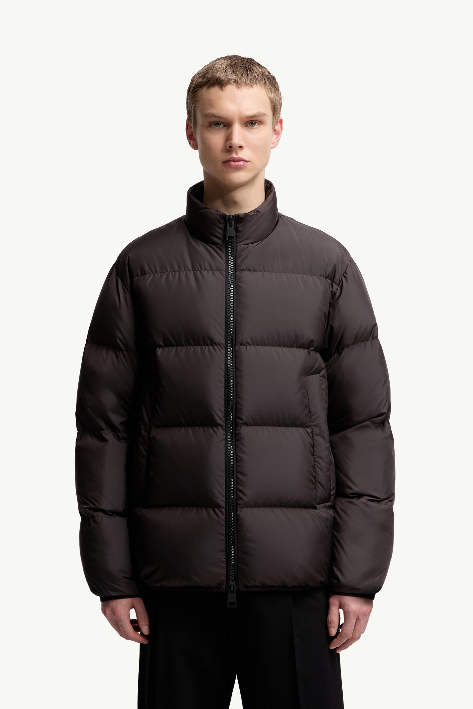 Brown Erterle Short Down Jacket - Short Down Jackets for Men