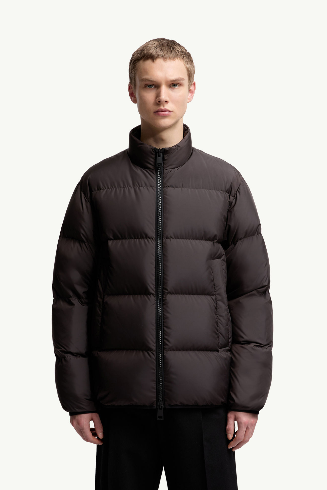 Erterle男士短款羽绒夹克外套 男士 棕色 Moncler 3