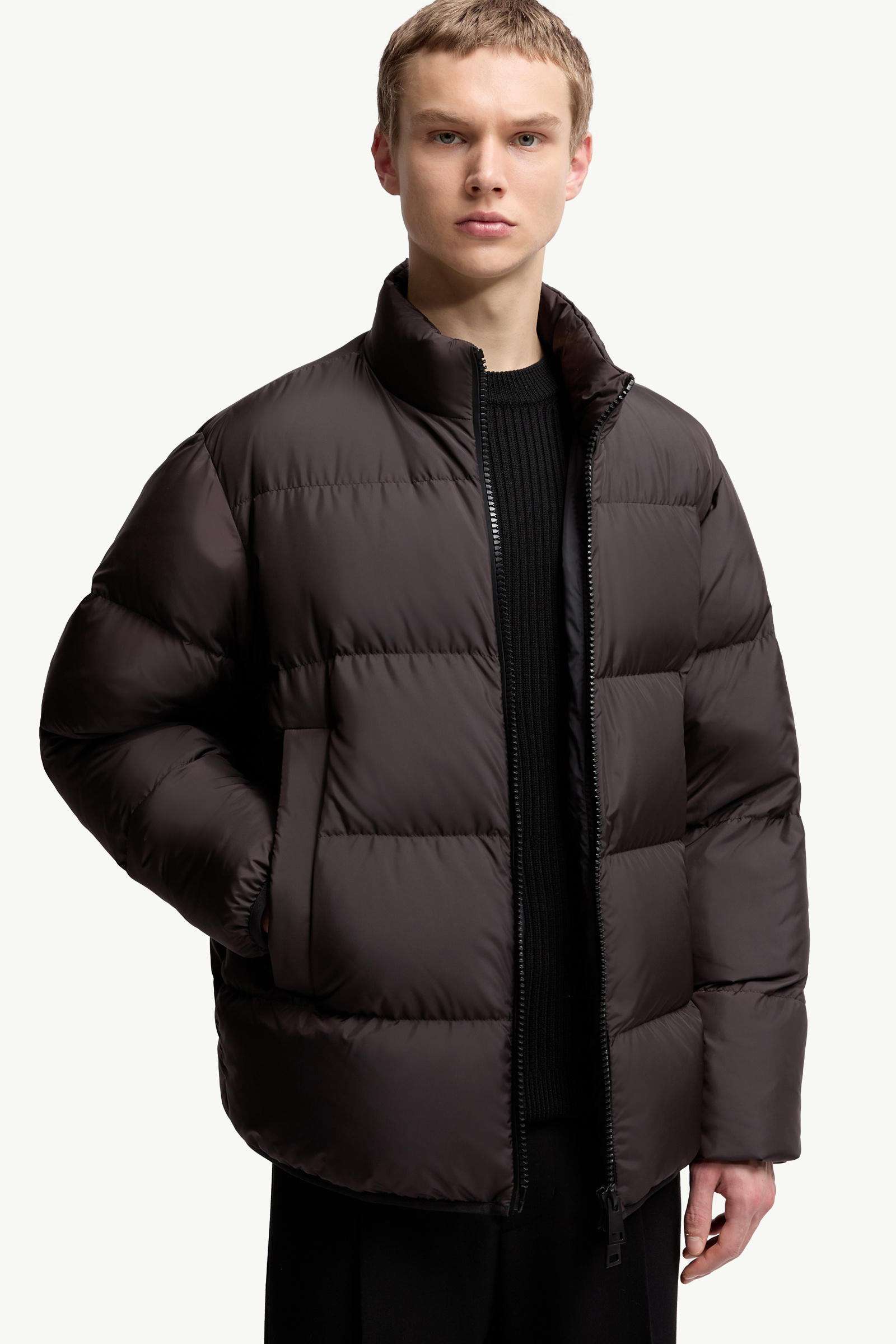 Doudoune courte Erterle Hommes Marron Moncler 5