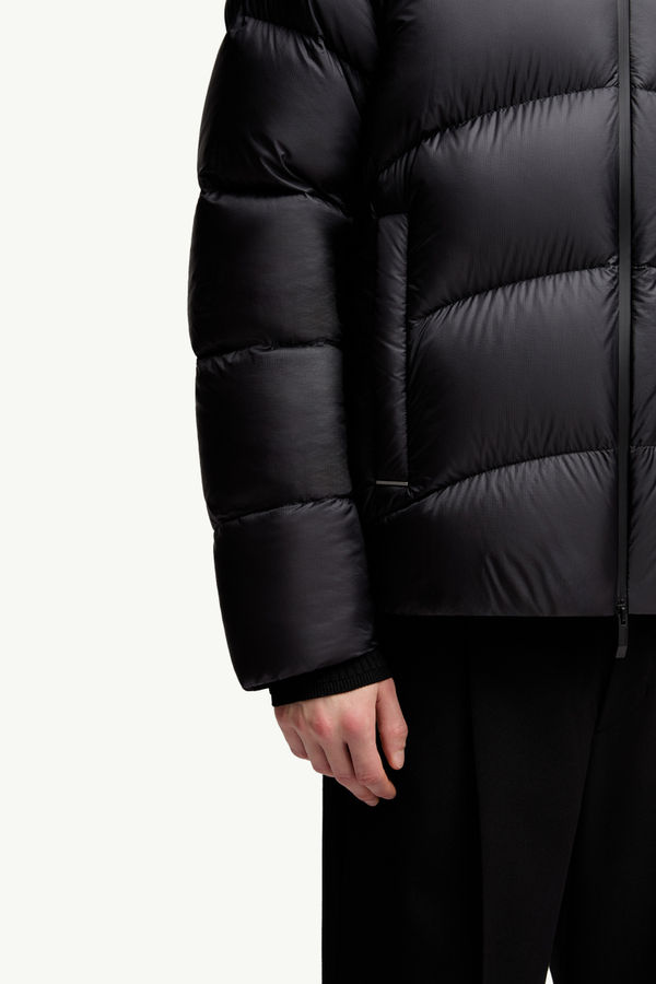 Fulcran kurze Daunenjacke mit Kapuze Herren Schwarz Moncler 6