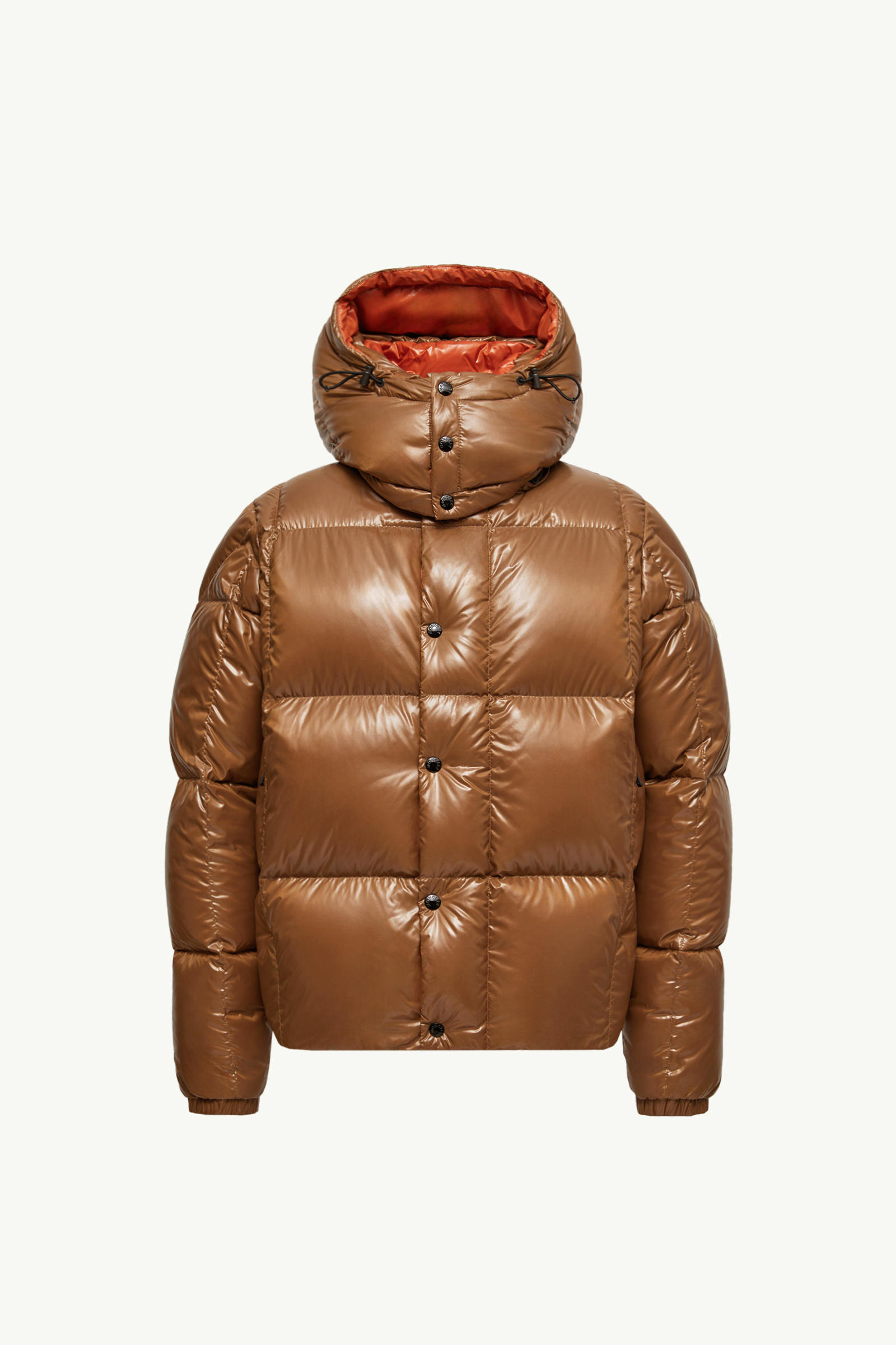 Parana Hooded Short Down Jacket Men Light Brown Moncler 2