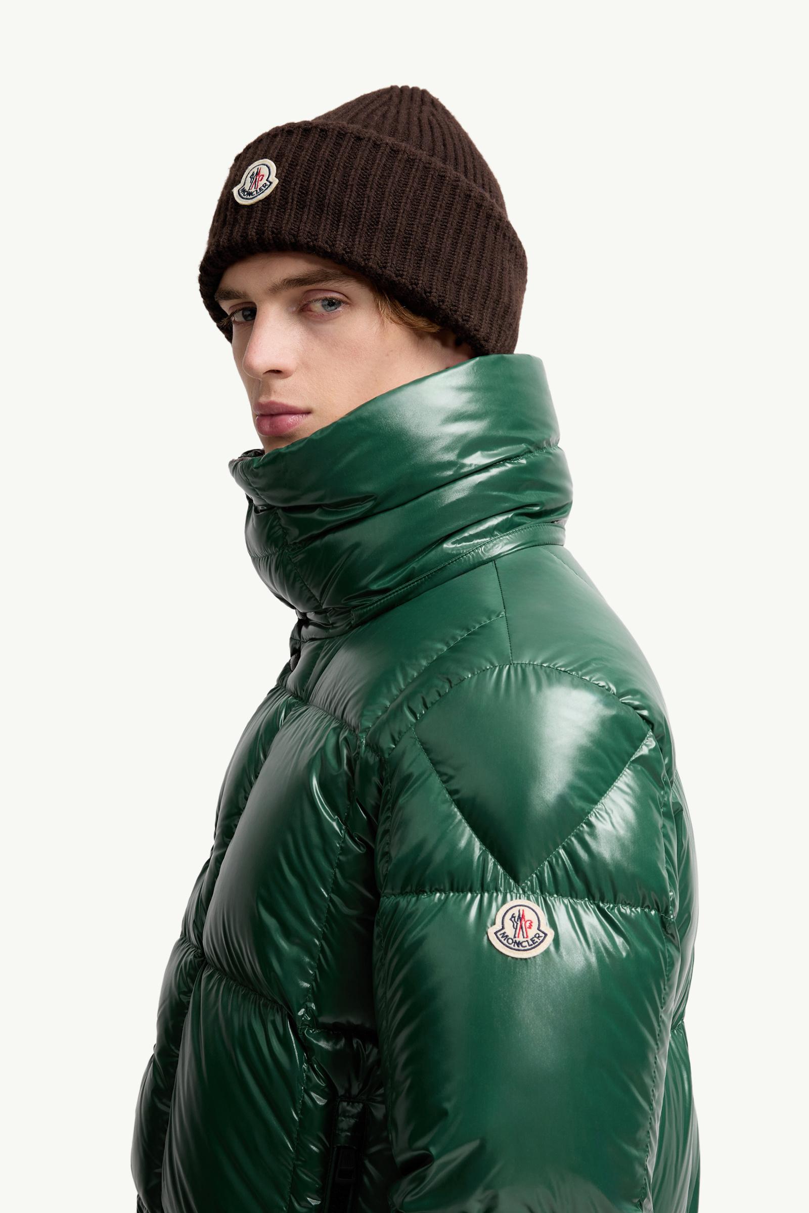 Parana Hooded Short Down Jacket Men Emerald Green Moncler 1