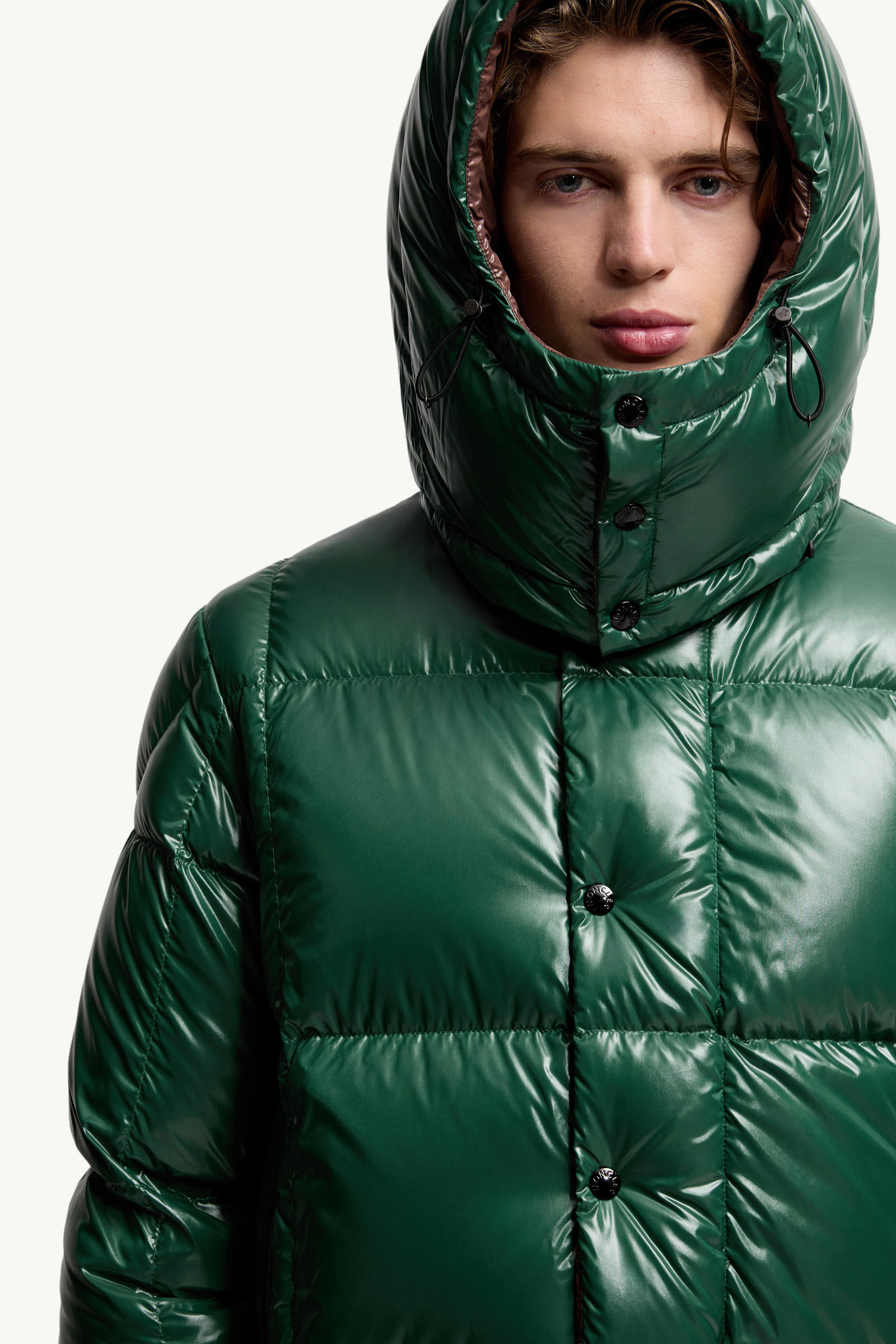 Doudoune courte à capuche Parana Hommes Vert Émeraude Moncler 6