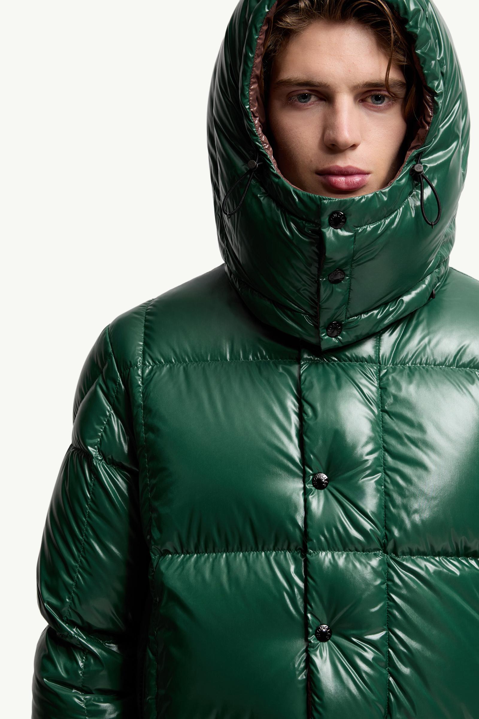 Emerald Green Parana Hooded Short Down Jacket - Short Down Jackets