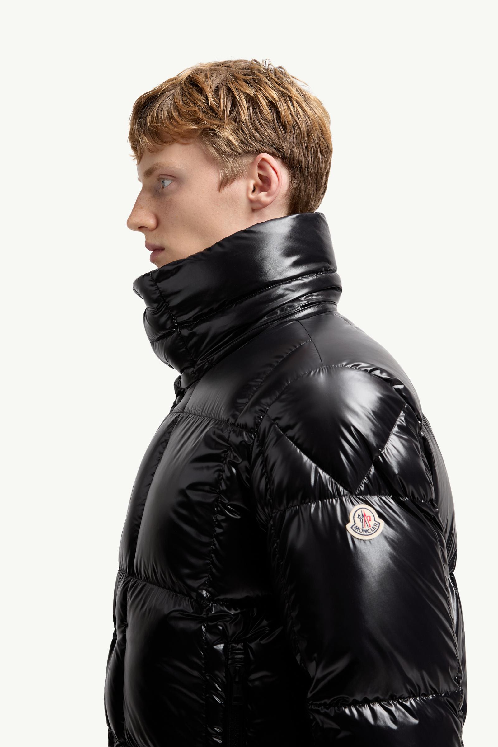 Parana Hooded Short Down Jacket Men Black Moncler 1