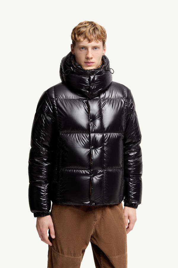 Parana Hooded Short Down Jacket Men Black Moncler 3