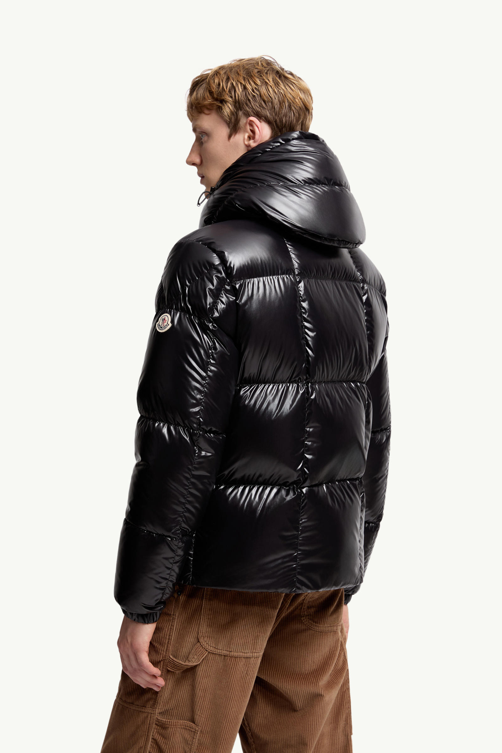 Parana Hooded Short Down Jacket Men Black Moncler 4