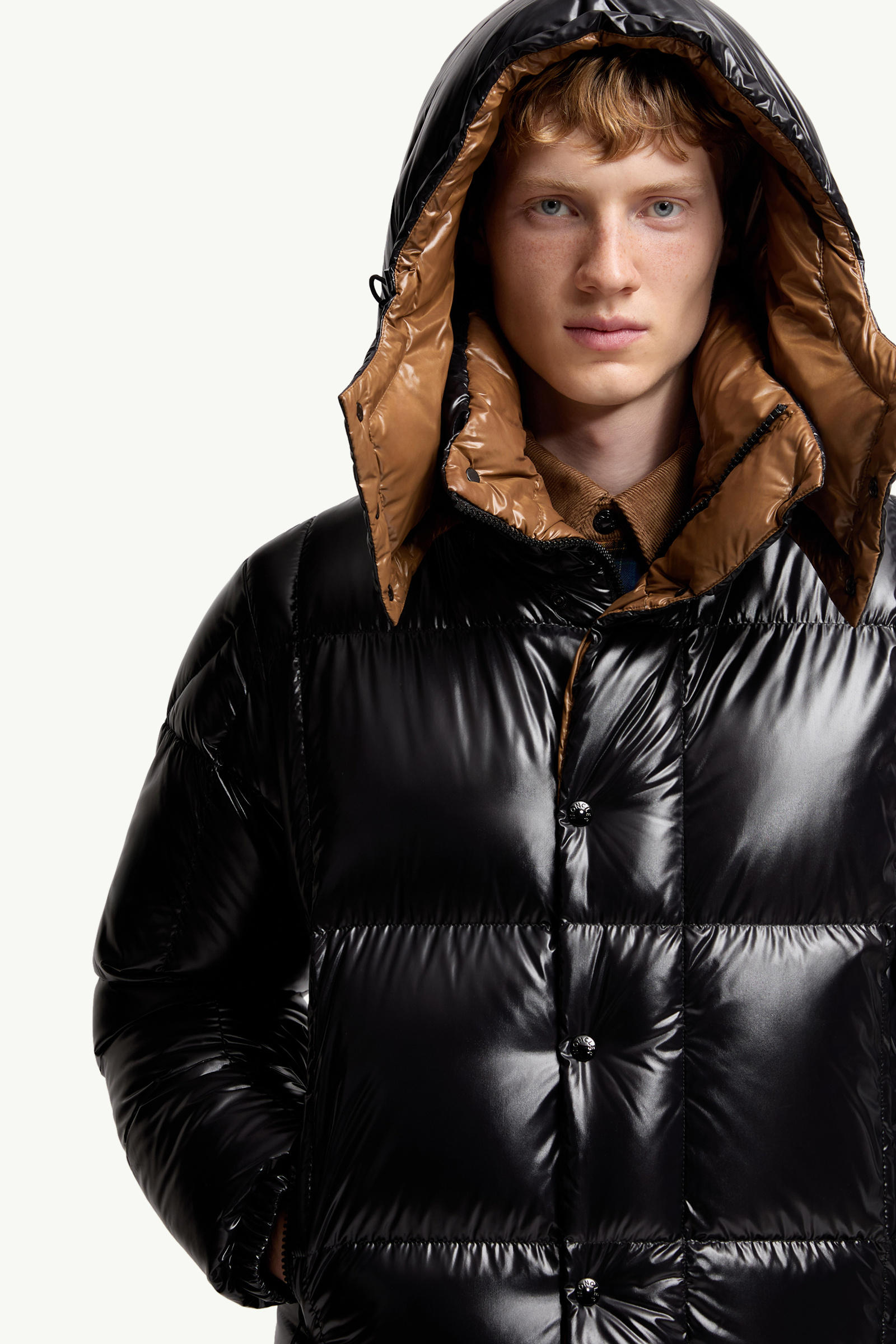 Parana Hooded Short Down Jacket Men Black Moncler 5