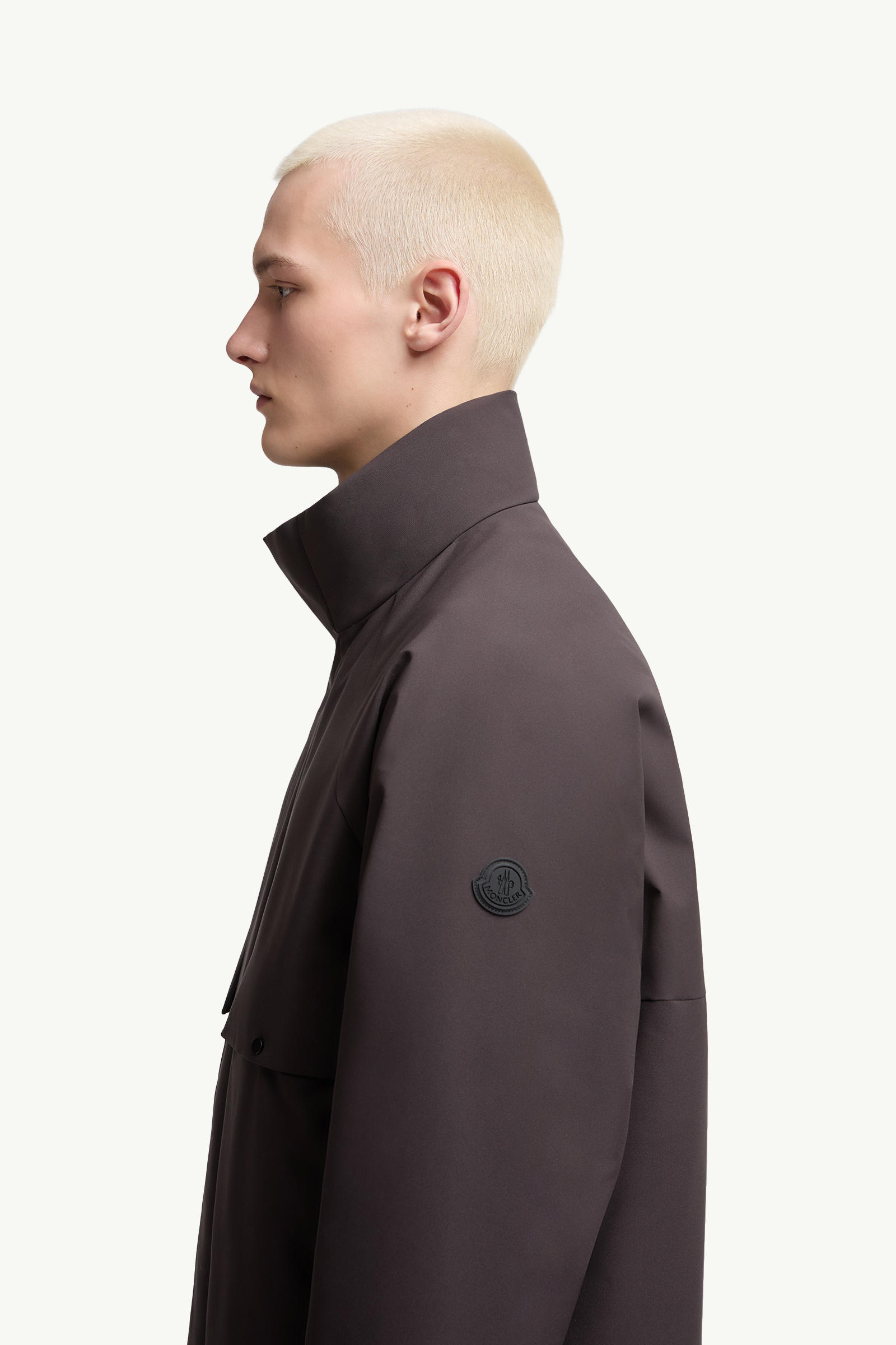 Doudoune courte Egoutelles Hommes Marron Foncé Moncler 1