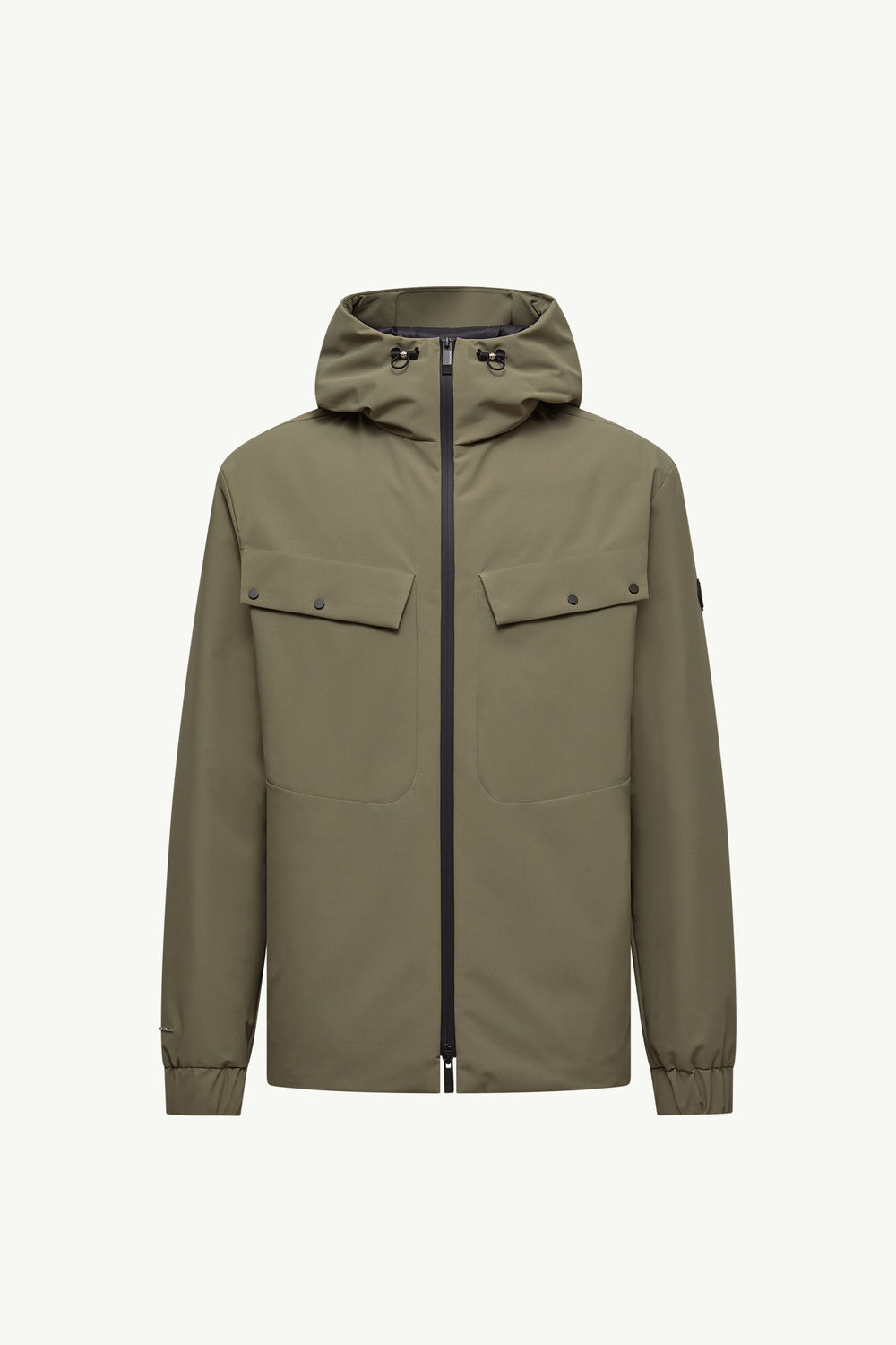 Escurays Hooded Short Down Jacket Men Olive Green Moncler 2