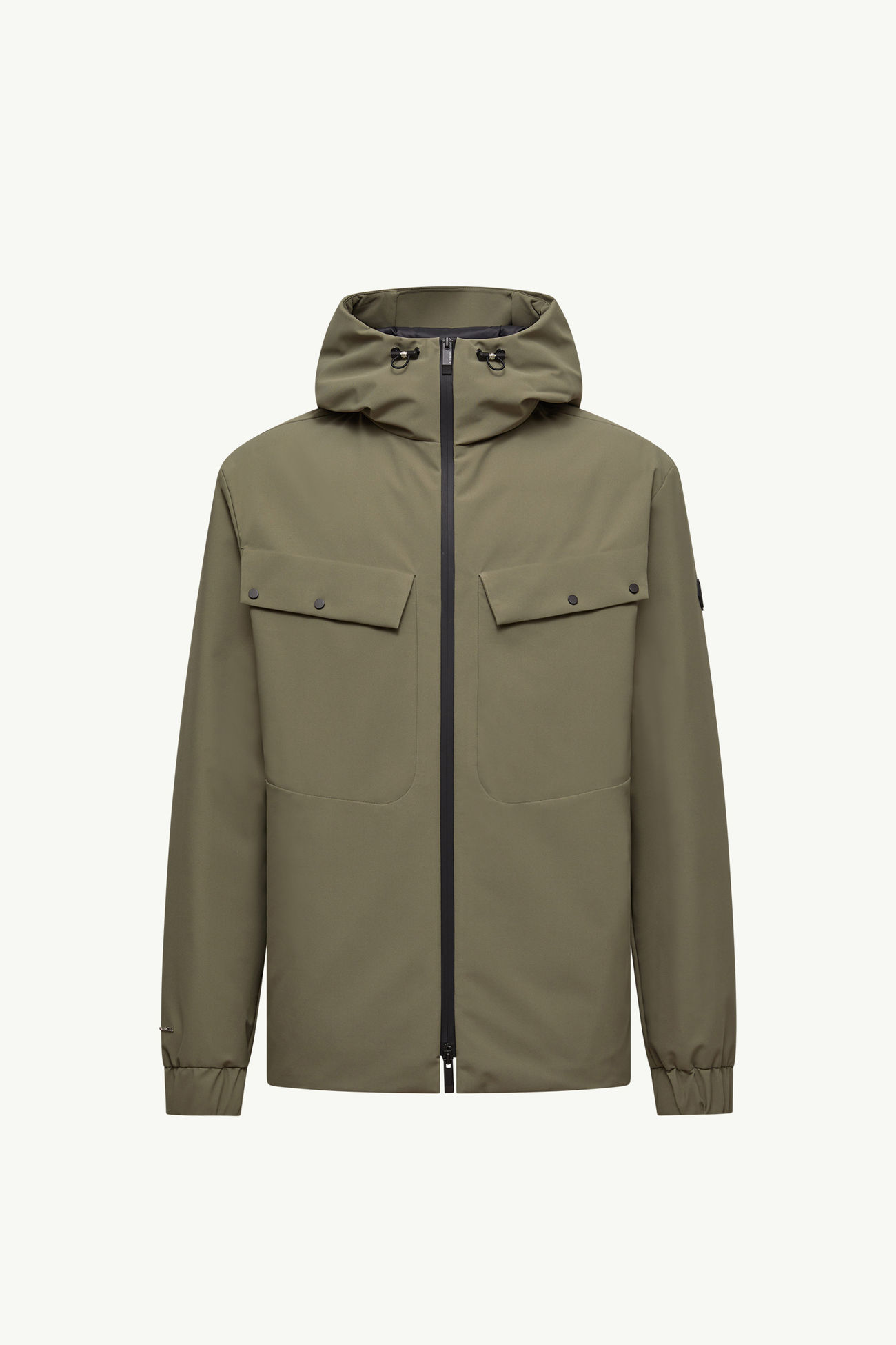 Escurays男士连帽短款羽绒夹克外套 男士 橄榄绿 Moncler 2