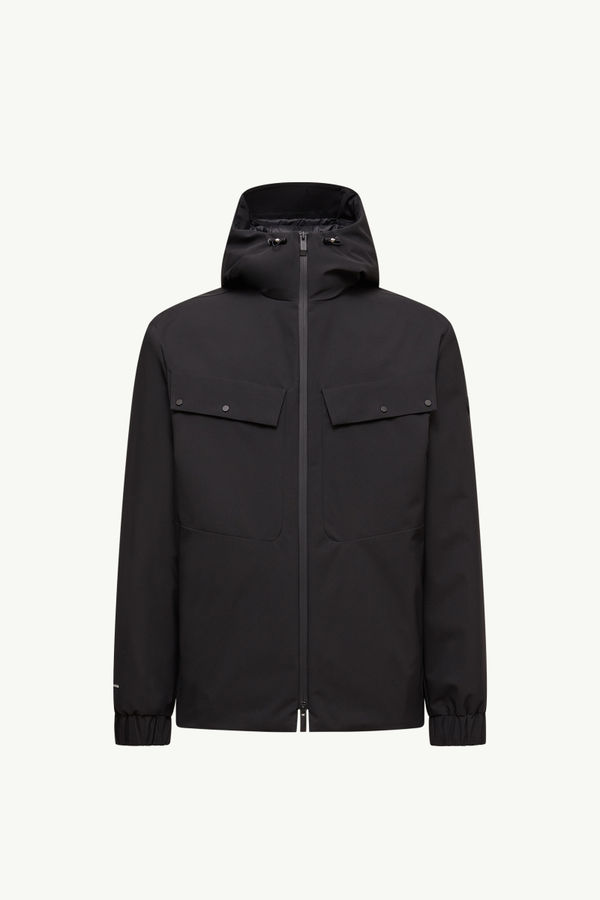 Escurays Hooded Short Down Jacket Men Black Moncler 2