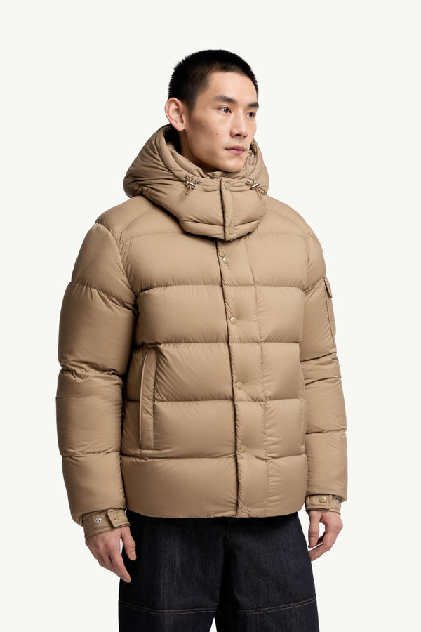 Doudoune courte à capuche Moncler Maya 70 Hommes Marron clair Moncler 3