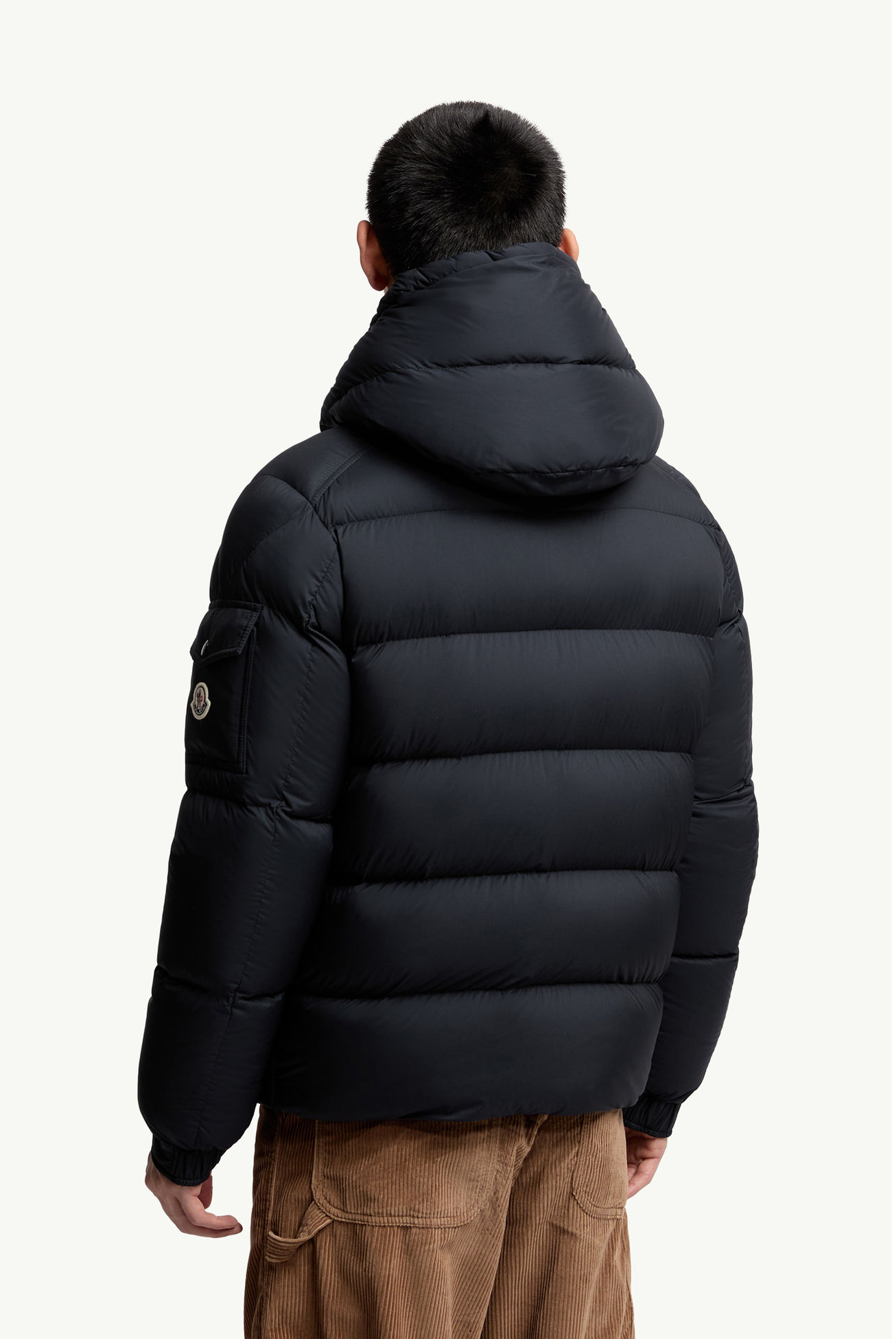 Plumífero corto con capucha Moncler Maya 70 Hombre Azul Noche Moncler 4
