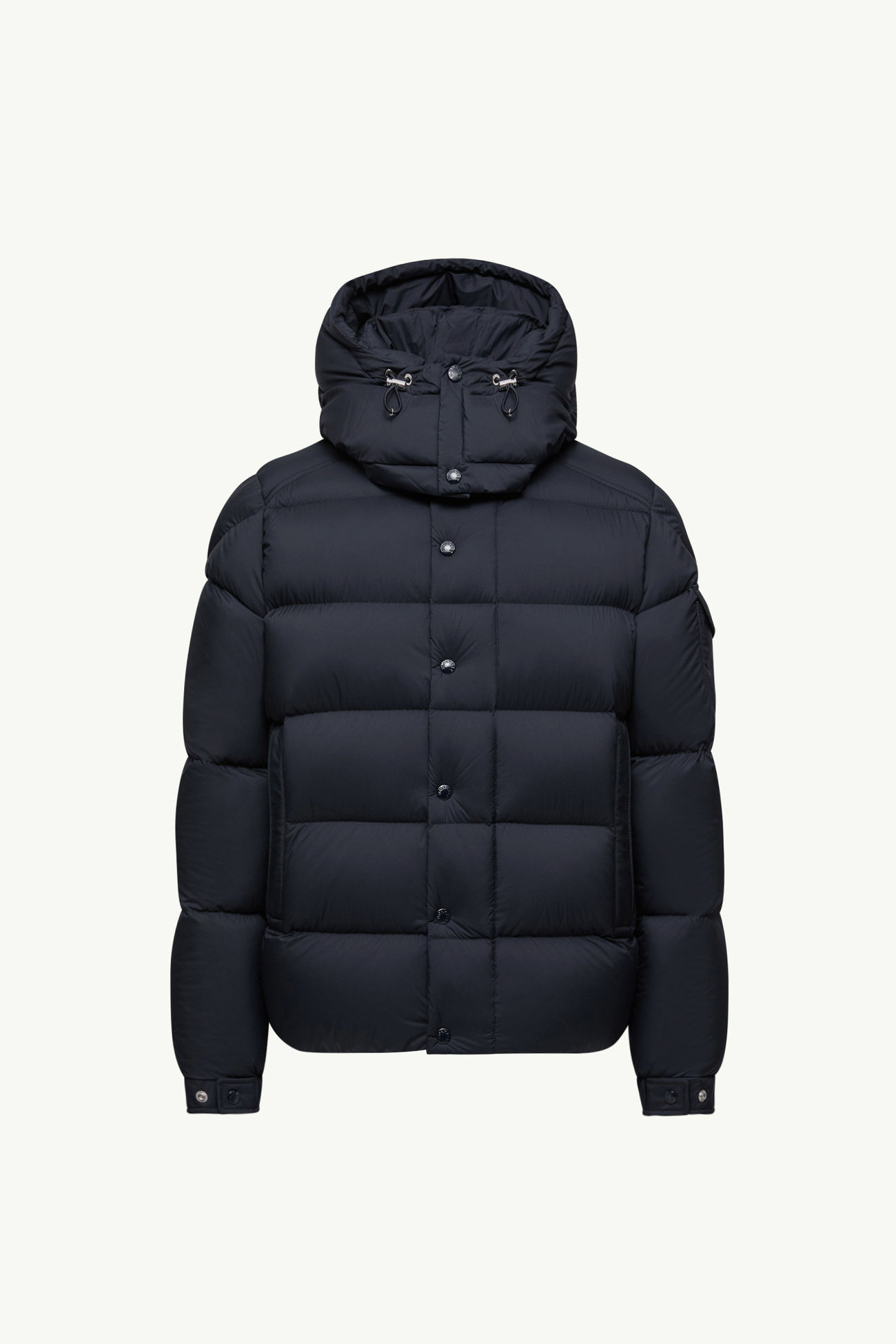 Moncler Maya 70 kurze Daunenjacke mit Kapuze Herren Nachtblau Moncler 2