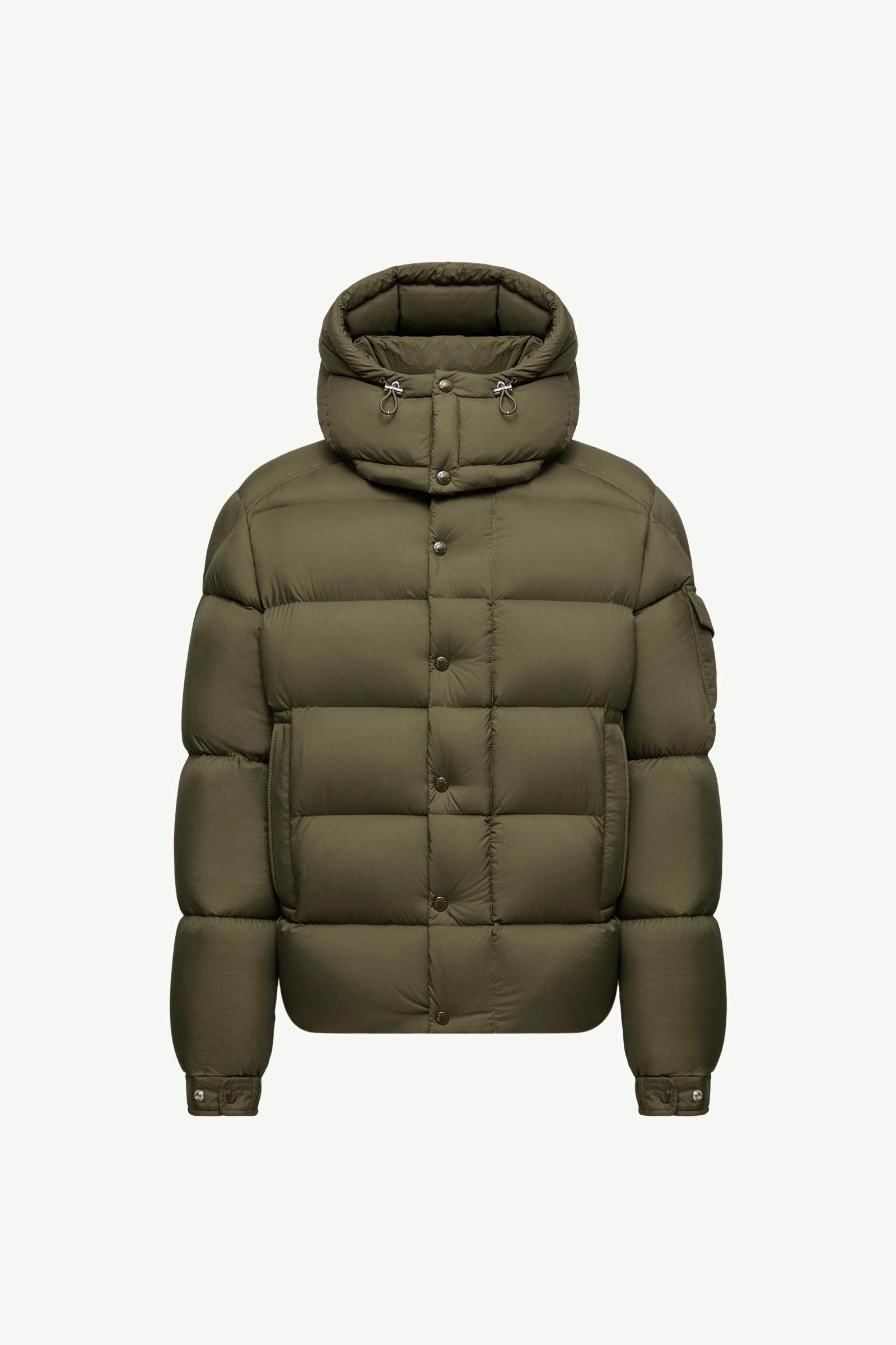 Olive Green Moncler Maya 70 Hooded Short Down Jacket - Short Down
